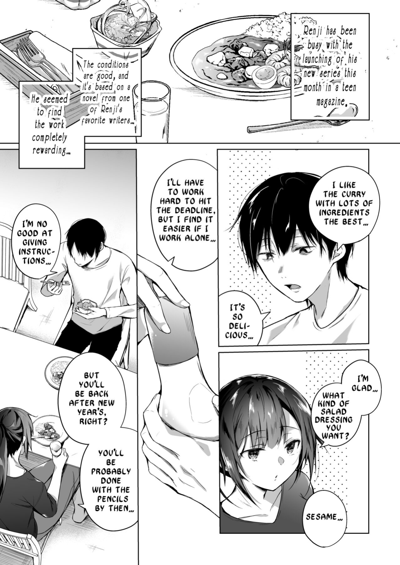 [Hirahira (Hirari)] Doujin Event no Shucchou Henshuubu ni Itta Hi kara Tsuma no Yousu ga... 2 | My Wife Has Been Acting Weird Since the Doujin Convention…2