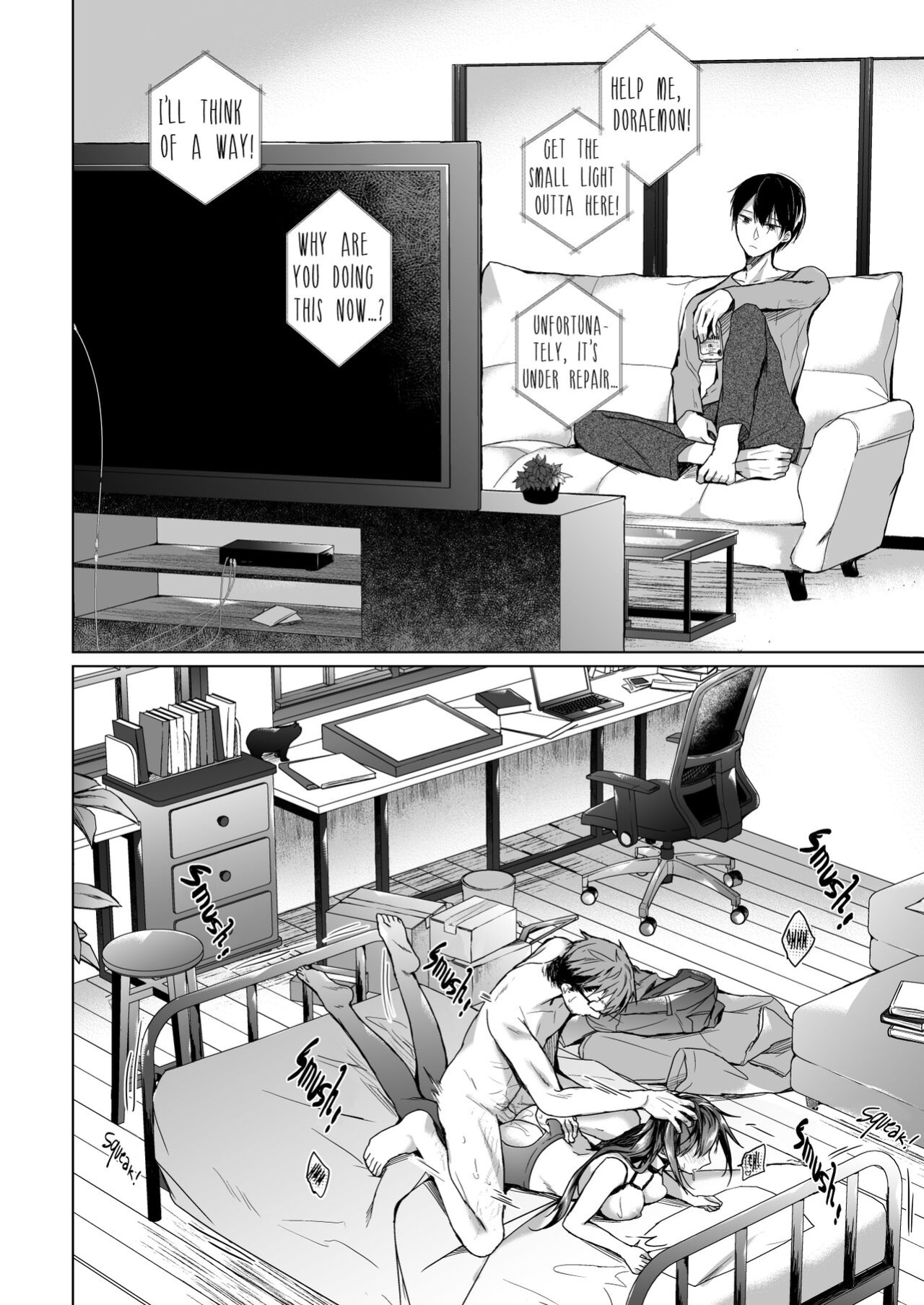 [Hirahira (Hirari)] Doujin Event no Shucchou Henshuubu ni Itta Hi kara Tsuma no Yousu ga... 2 | My Wife Has Been Acting Weird Since the Doujin Convention…2