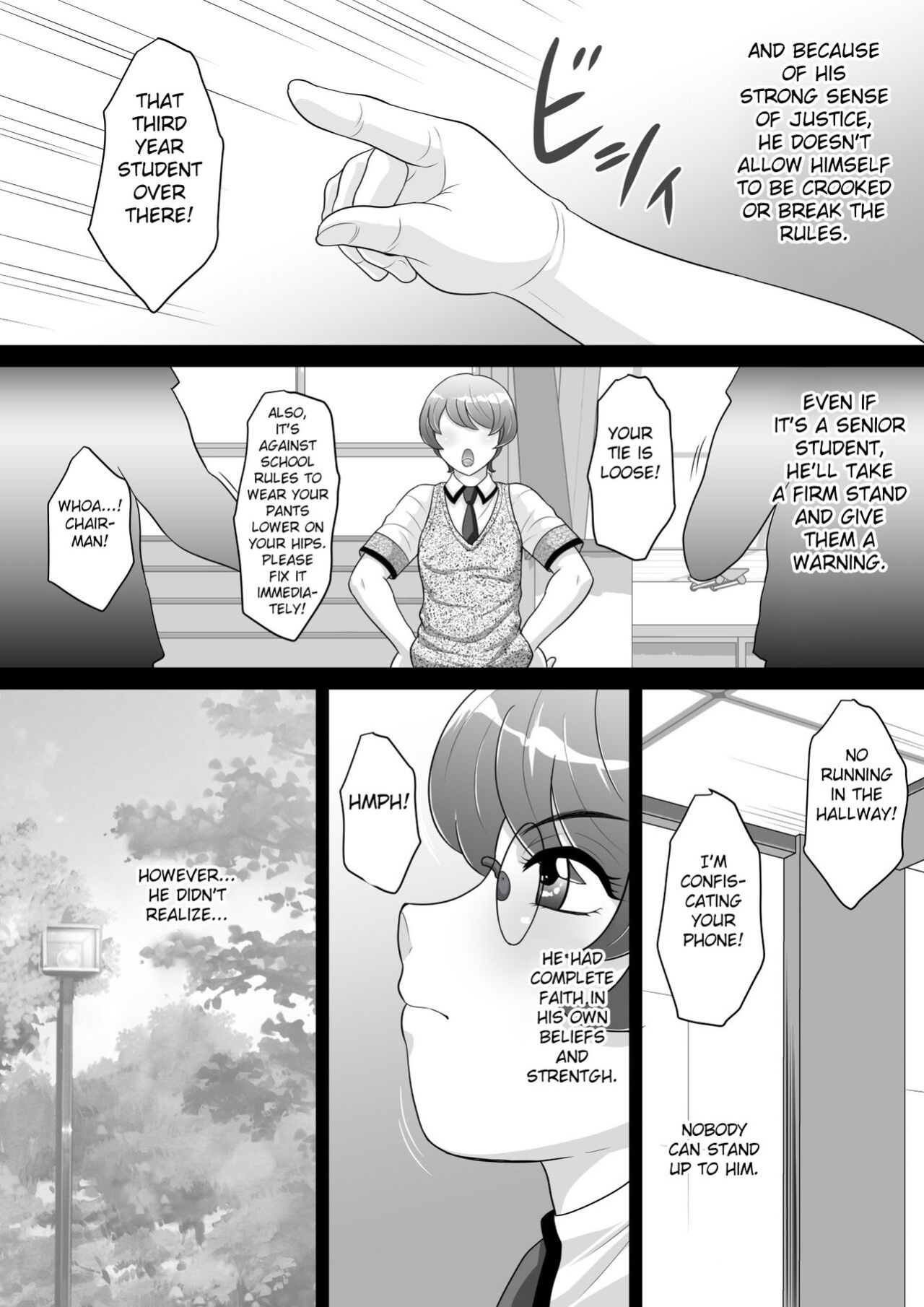[Fuusen Club "Kuroshiki!" (Fuusen Club)] Ki no Tsuyoi Seitokaichou Hikaru-kun Ketsuiki Sokuochi Mesu-ka Nisshi [Fated Circle]