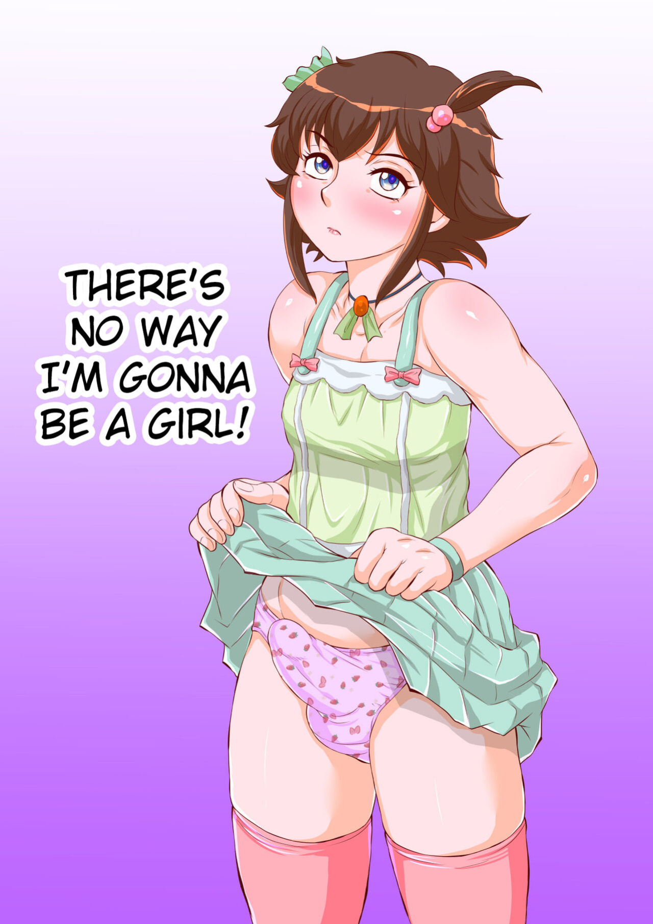 [Fuusen Club "Kuroshiki!" (Fuusen Club)] Ore ga Otokonoko ni Naru Wake ga Nai! [Fated Circle]