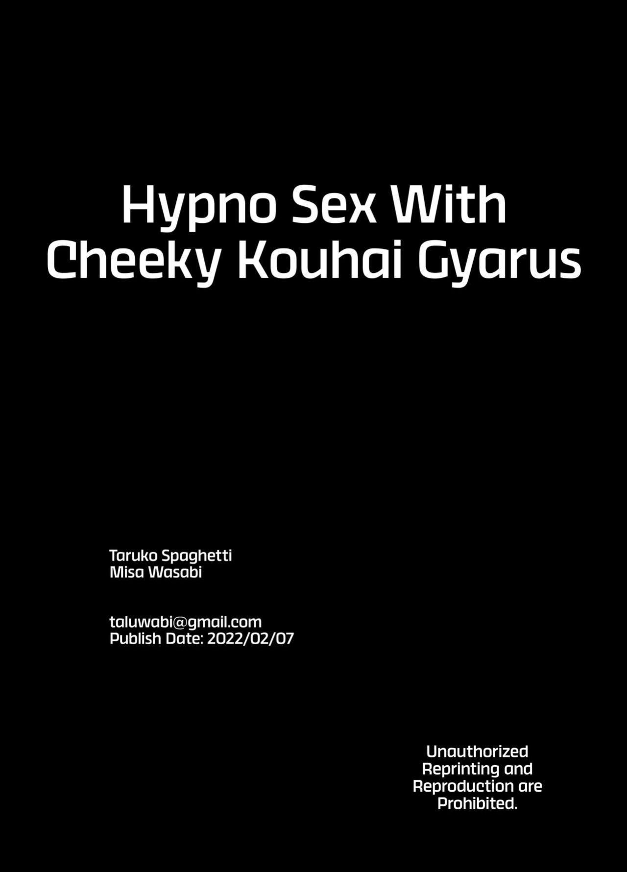 [Taruko Spaghetti (Misa Wasabi)] Namaiki Kouhai Gal ni Saimin Oshioki Sex | Punishing Cheeky Kouhai Gyaru With Hypnosis Sex [RedLantern]