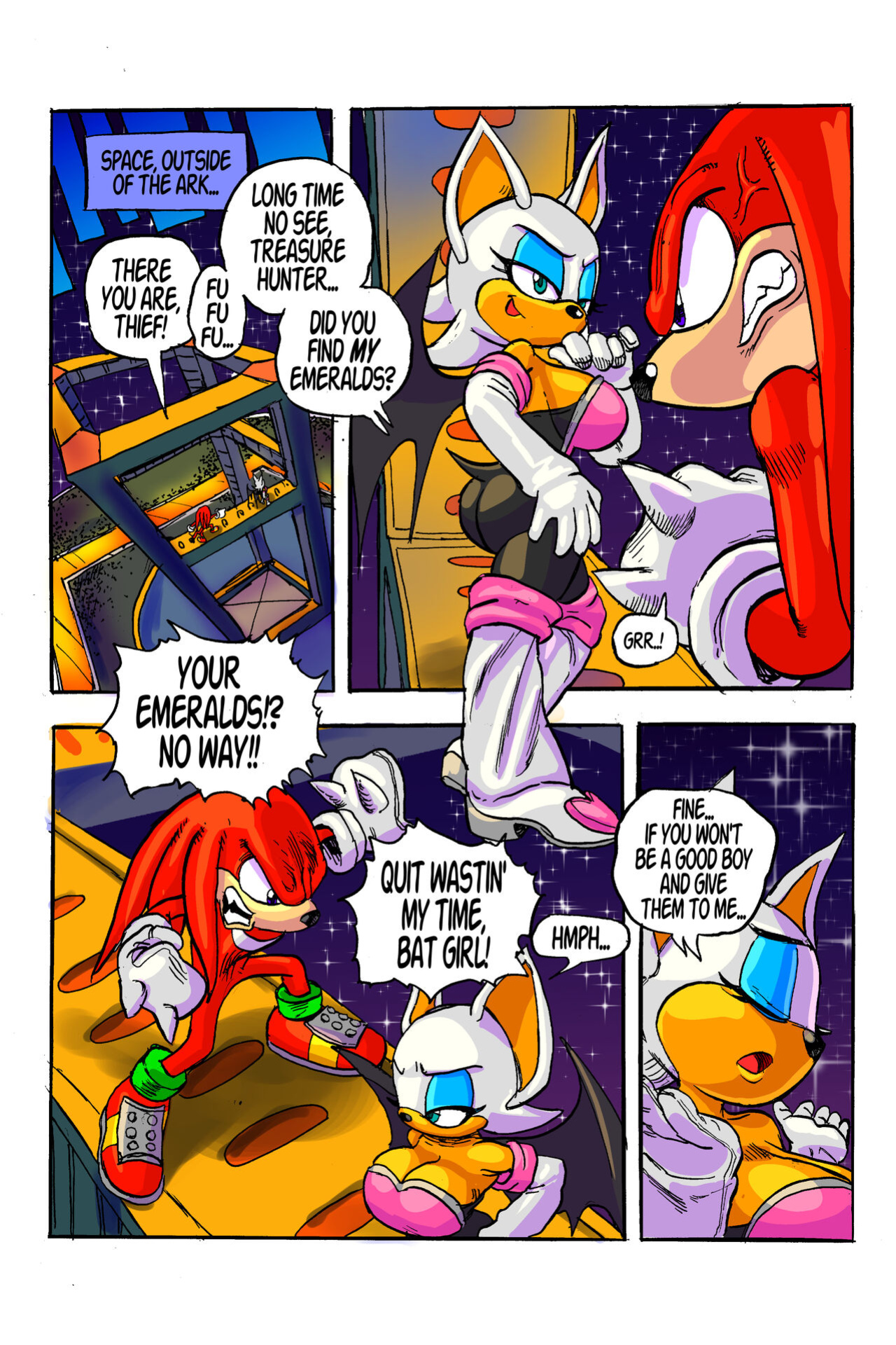 [Garison Dunn] Rouge Vs Knuckles (Sonic the Hedgehog)
