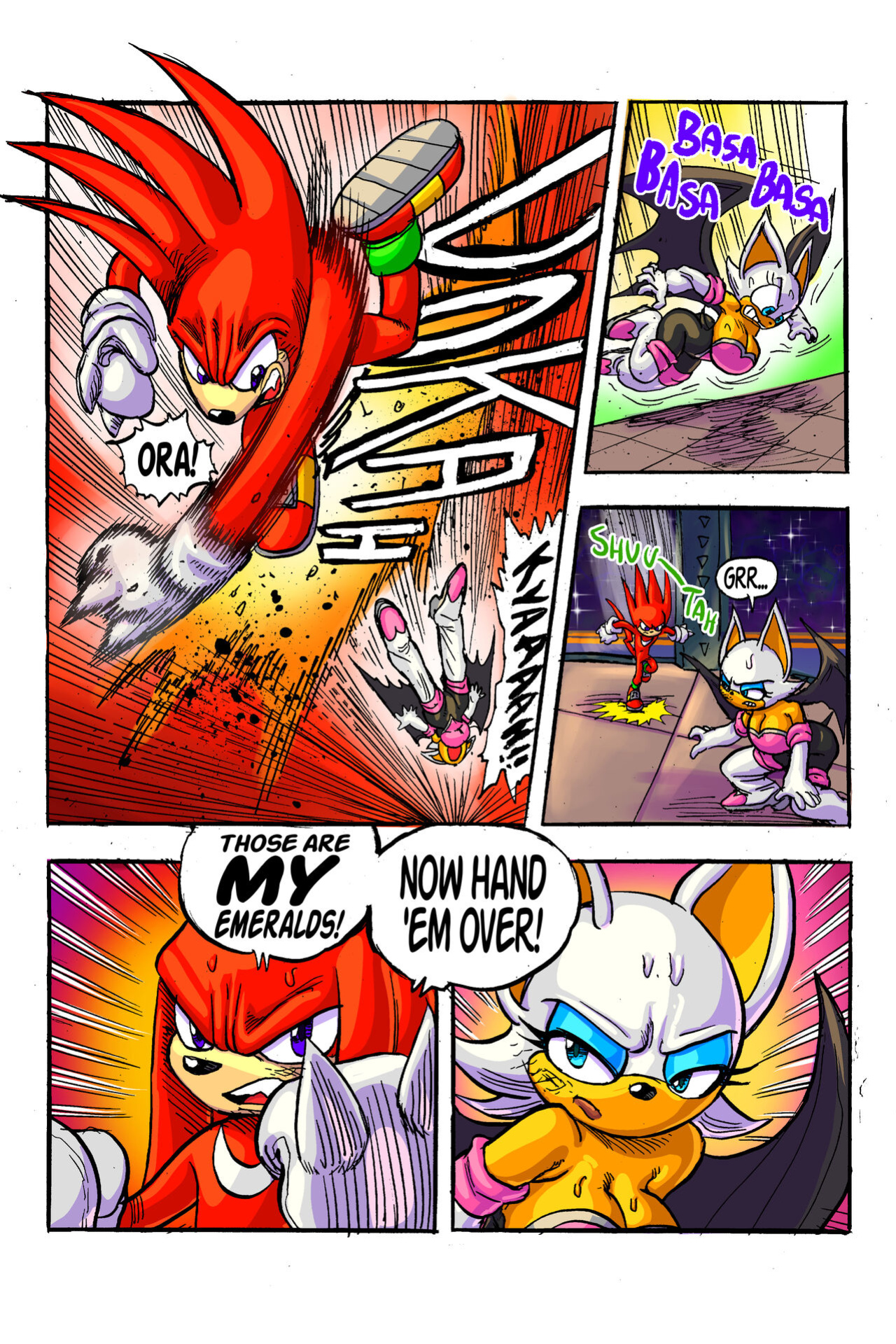 [Garison Dunn] Rouge Vs Knuckles (Sonic the Hedgehog)