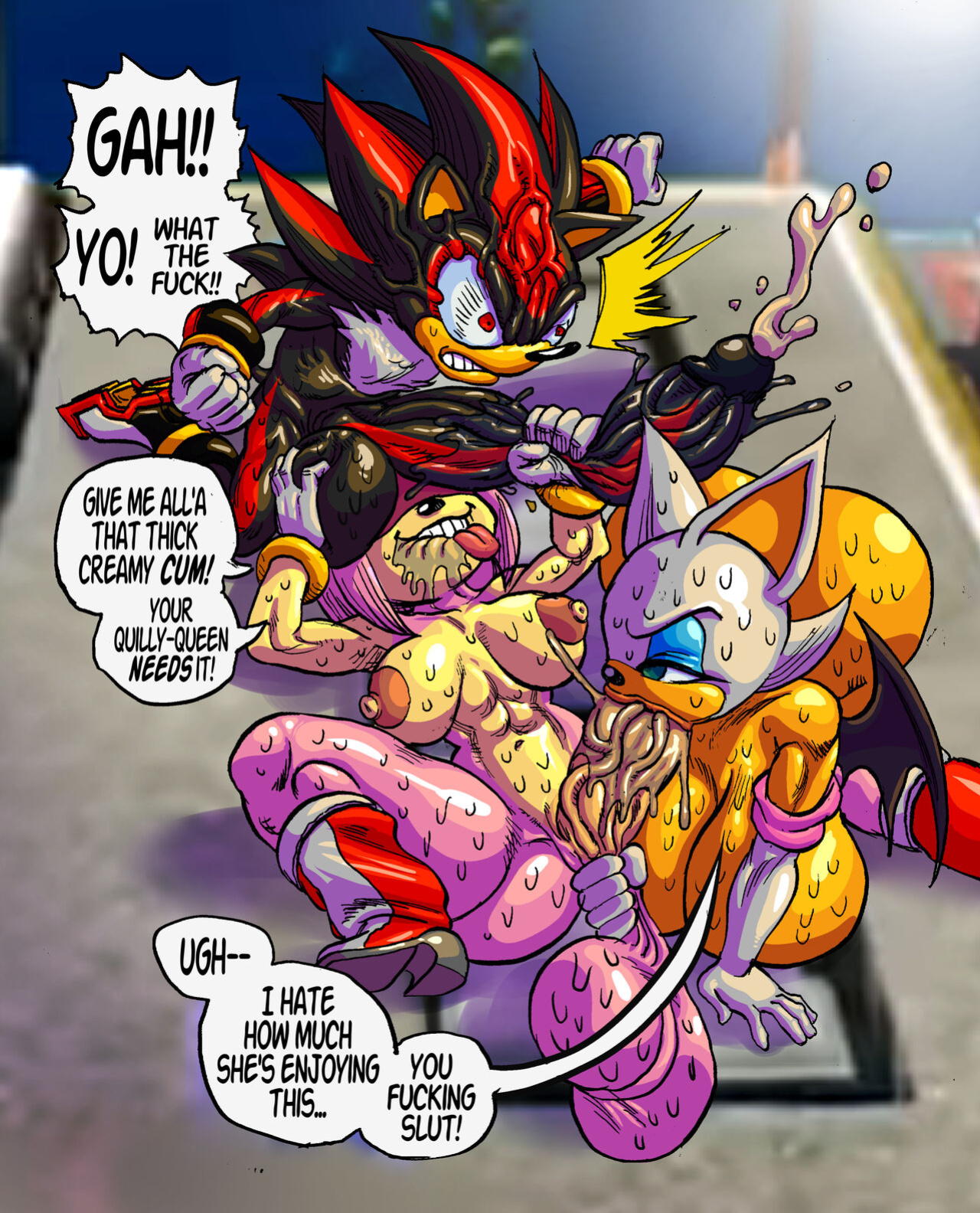 [Garison Dunn] Rouge Vs Knuckles (Sonic the Hedgehog)