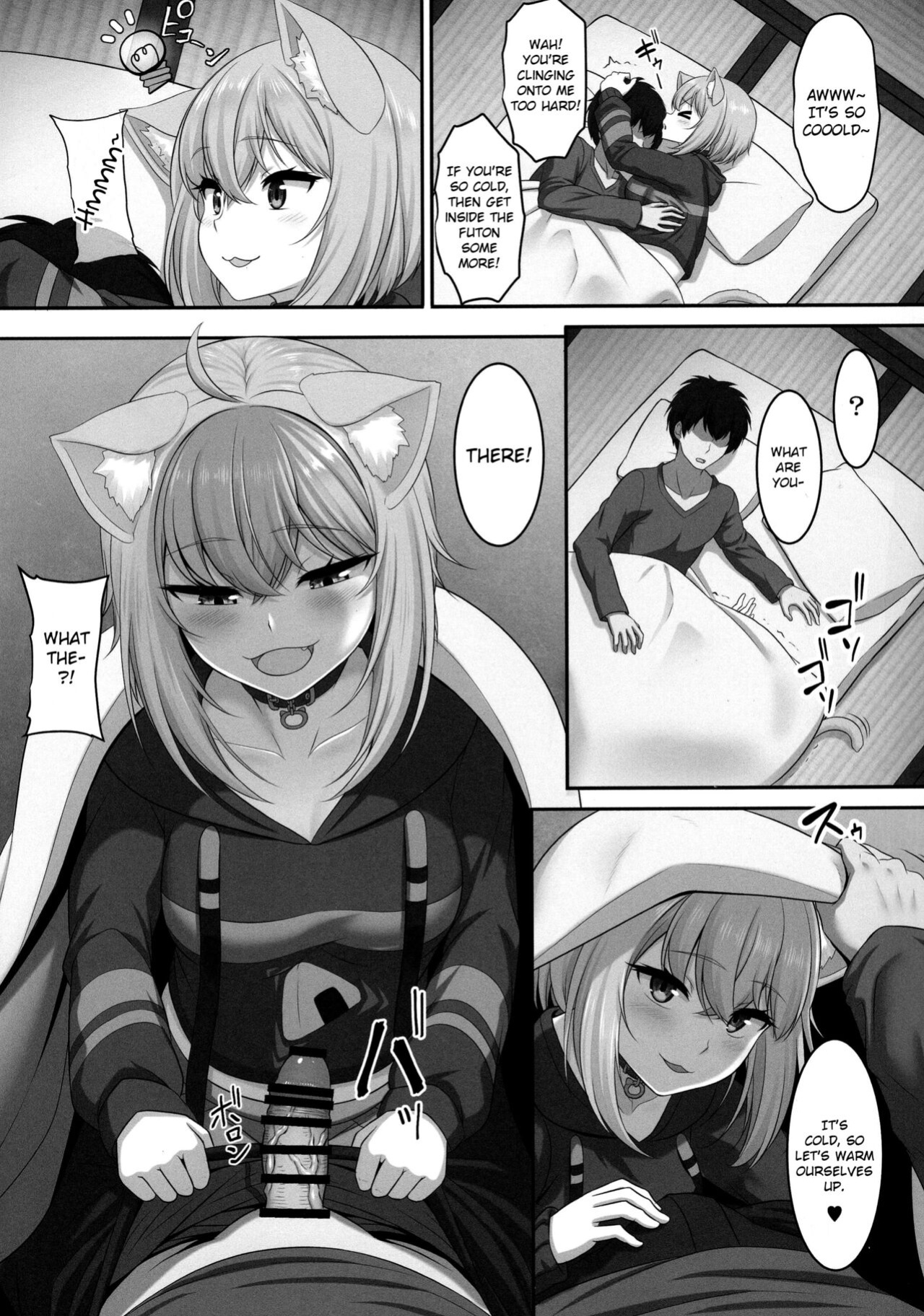 (C99) [MAT (Pararan)] Boku to Issho ni Nete Kureru? | Won't you sleep with me? (Nekomata Okayu) [Douzo Lad Translations]