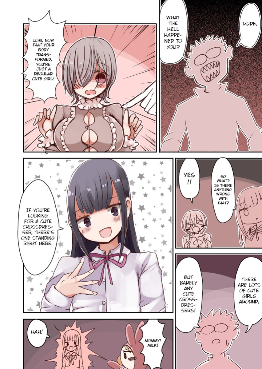 [Murasaki Nyanko Bar (Vae)] OtaCir no Josou Danshi vs Aka-chan Seijin | Crossdressing Otaku vs Baby Alien [MintVoid]