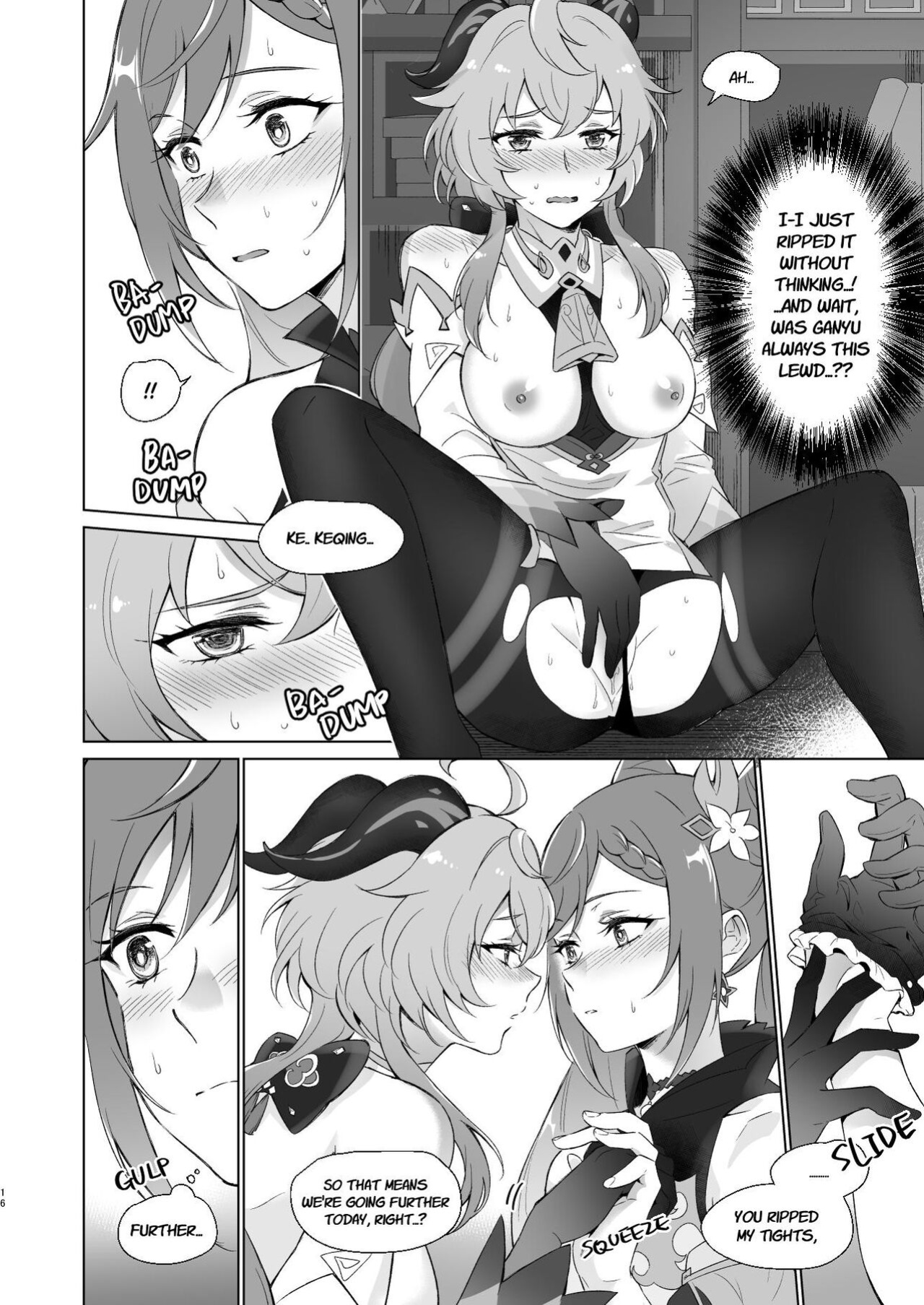 [World of Pure (Negom)] Ganyu to Ecchi ga Shitai! - Sleep with me, Ganyu (Genshin Impact)
