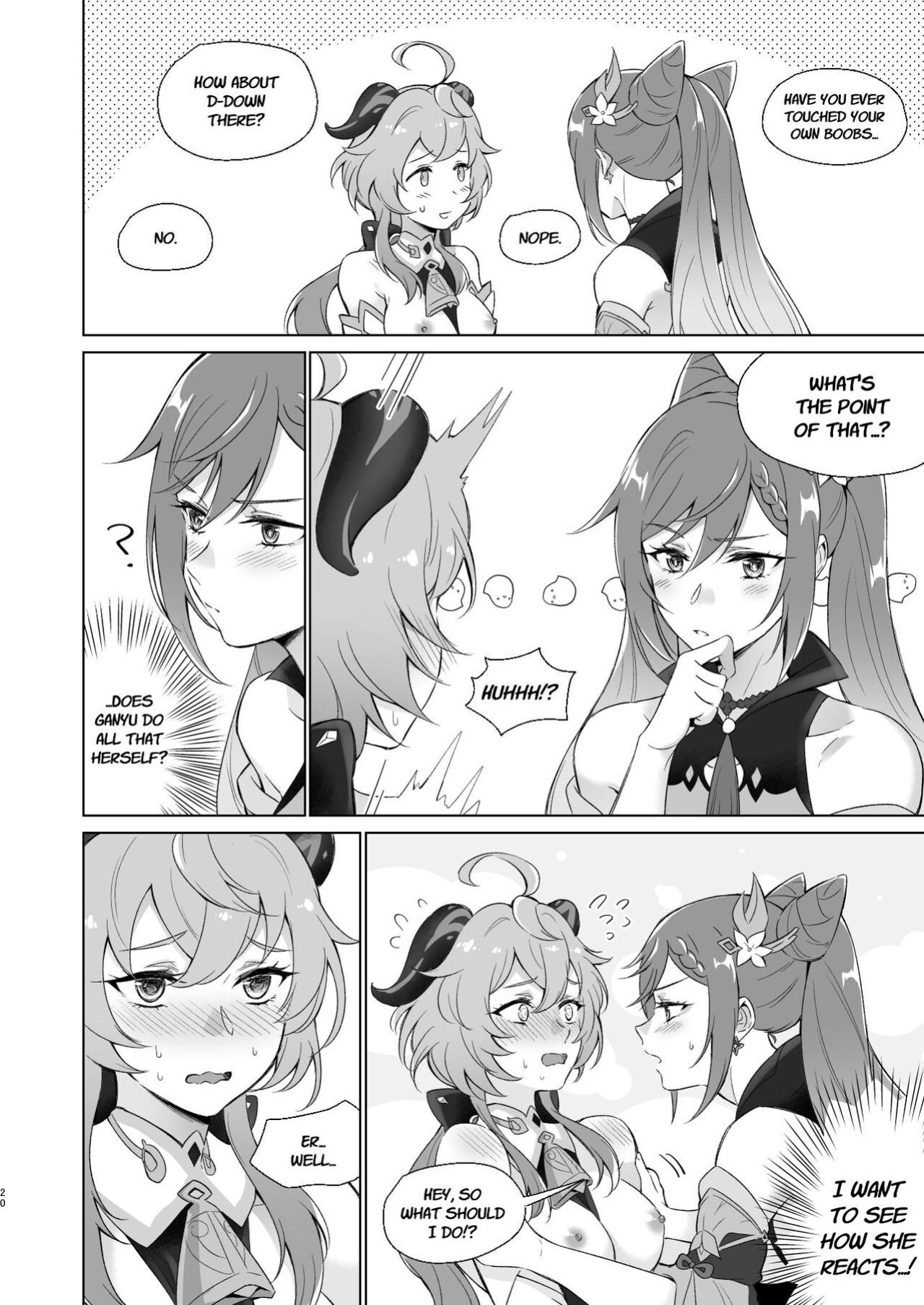 [World of Pure (Negom)] Ganyu to Ecchi ga Shitai! - Sleep with me, Ganyu (Genshin Impact)