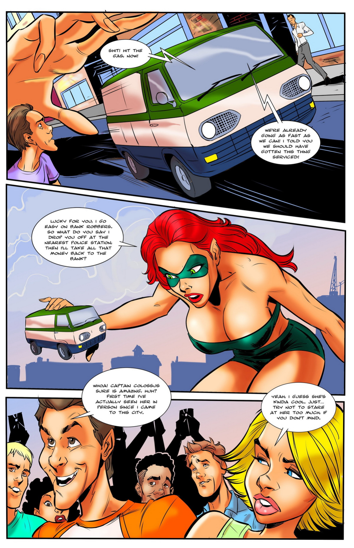 BotComics - The Superheroine’s Daughter 1-3