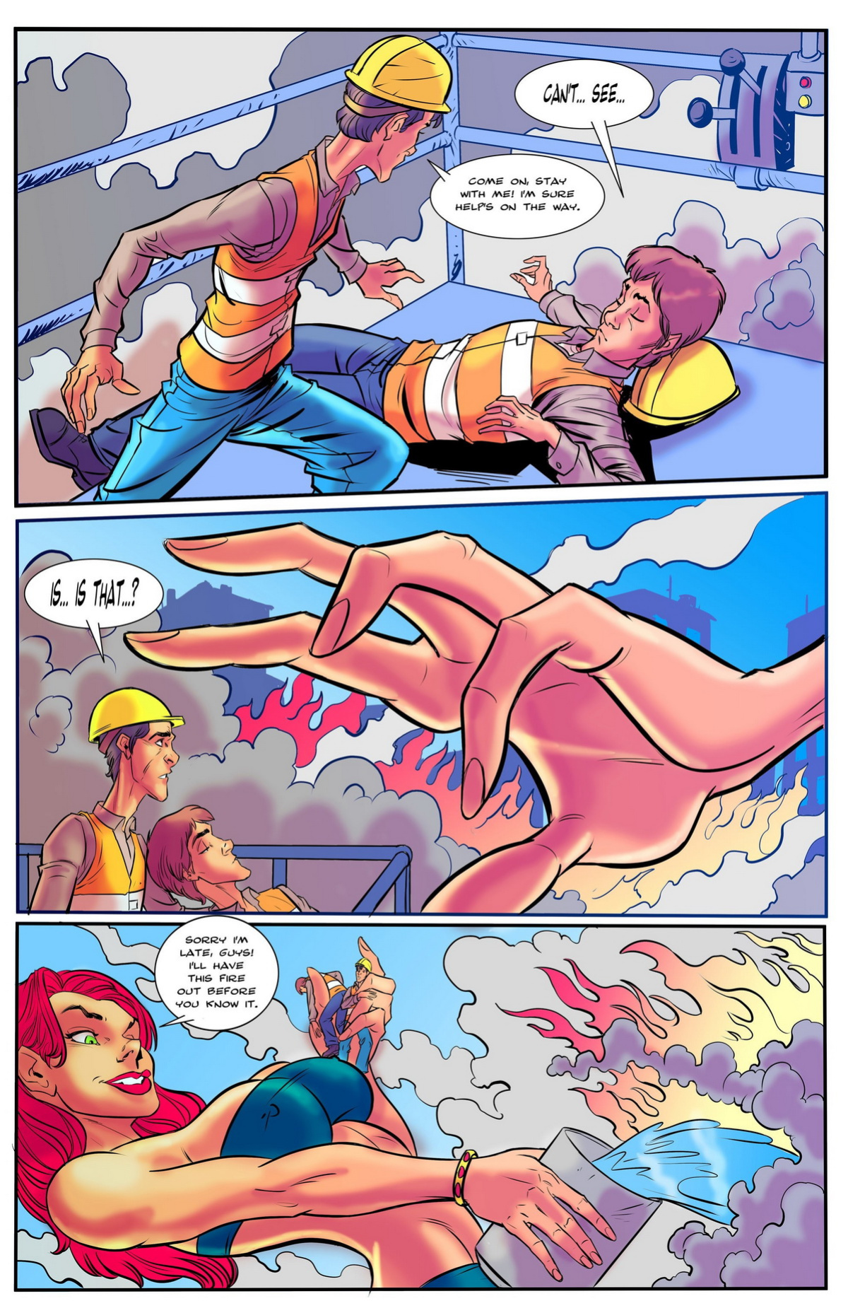 BotComics - The Superheroine’s Daughter 1-3