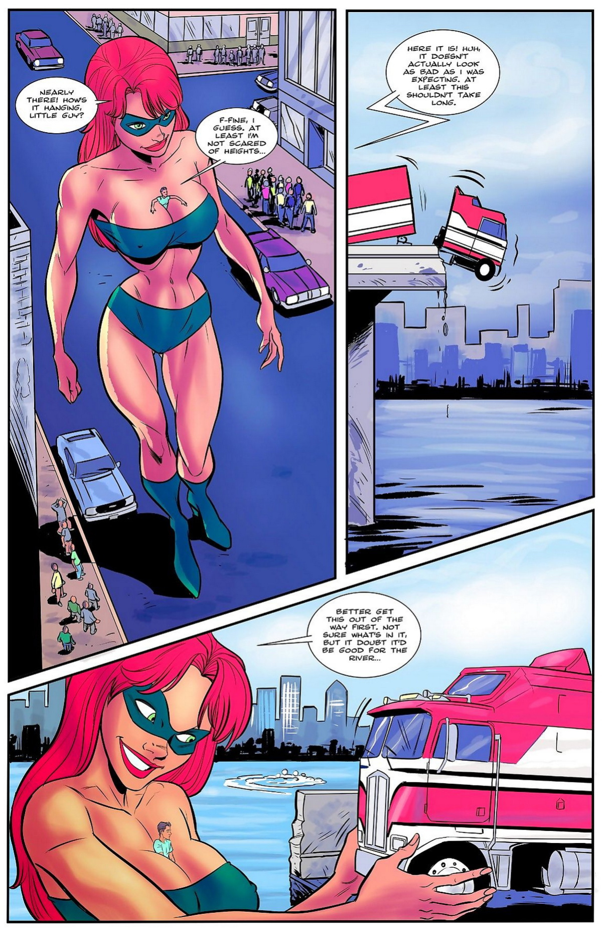 BotComics - The Superheroine’s Daughter 1-3