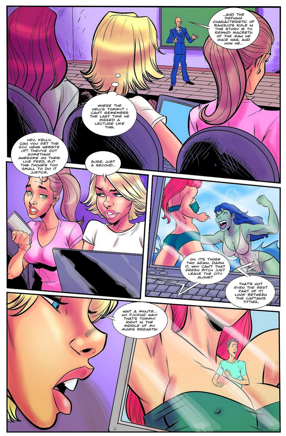 BotComics - The Superheroine’s Daughter 1-3