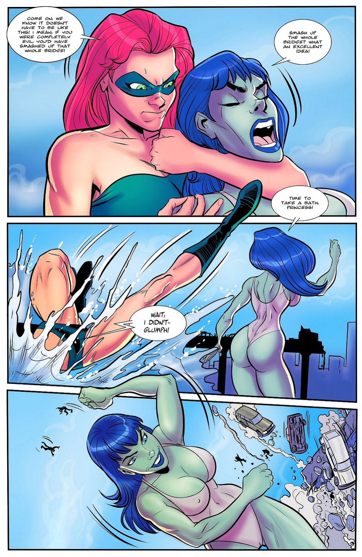 BotComics - The Superheroine’s Daughter 1-3