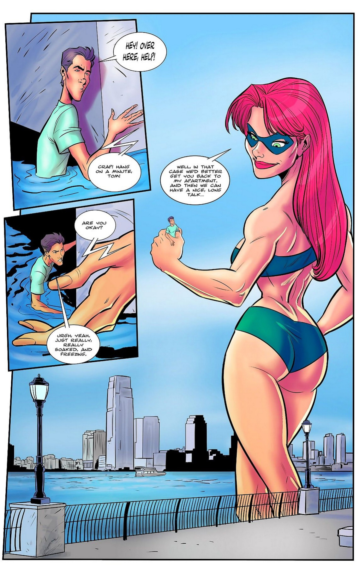 BotComics - The Superheroine’s Daughter 1-3