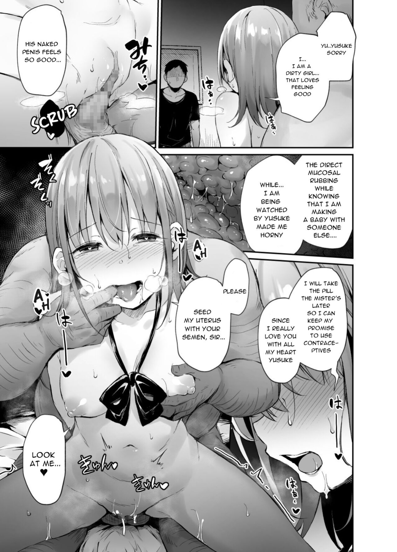 [Hitoi] Enkou Kanojo to Kengakukai | Paid dates with my girlfriend prostitute side-by-side experience