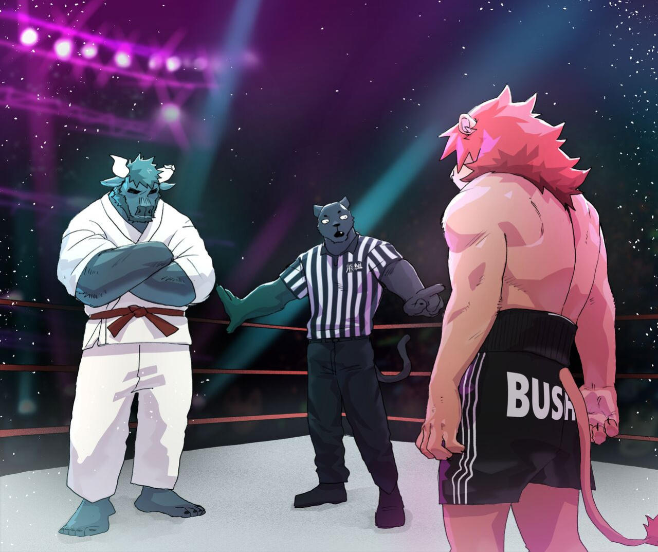 [Nomifuki] Bear Hug Battle (Vol. 4) - Genshin vs YoungSoul