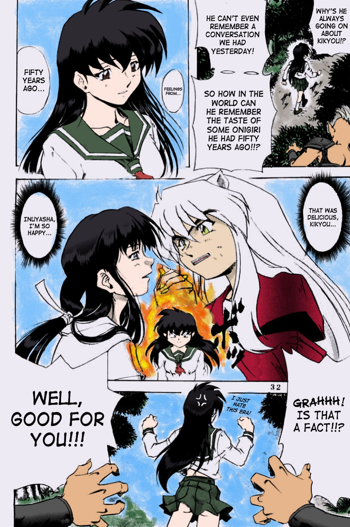 [Nika Tani] Naraku no Soko (Inuyasha) [SaHa] [Colorized] [Incomplete]