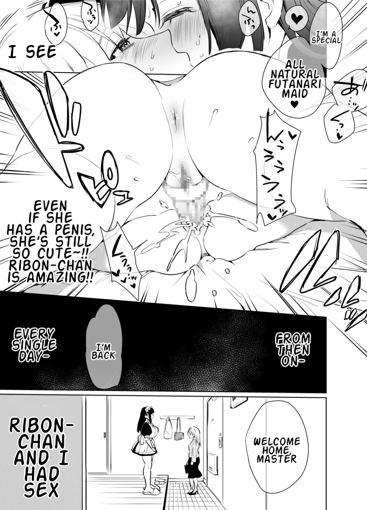 [Tosha Pink (Chimeda)] Futanari Maid no Ribon-chan [Mr_Person]