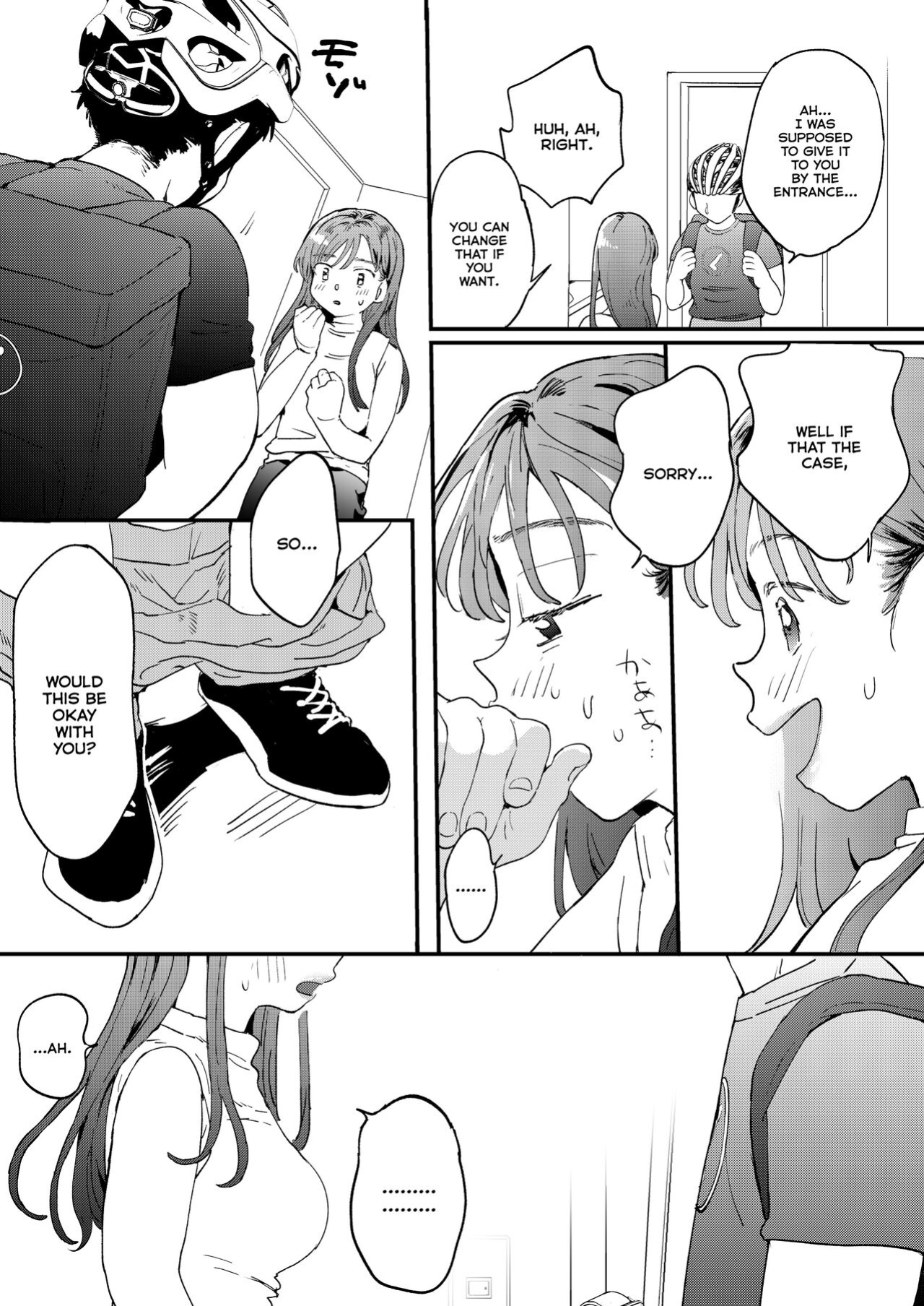[Denbu Momo] ●●●r Chinko o Tanomitai Onee-san｜The Girl Who Wants to Order Uber Dicks [Nishimaru]