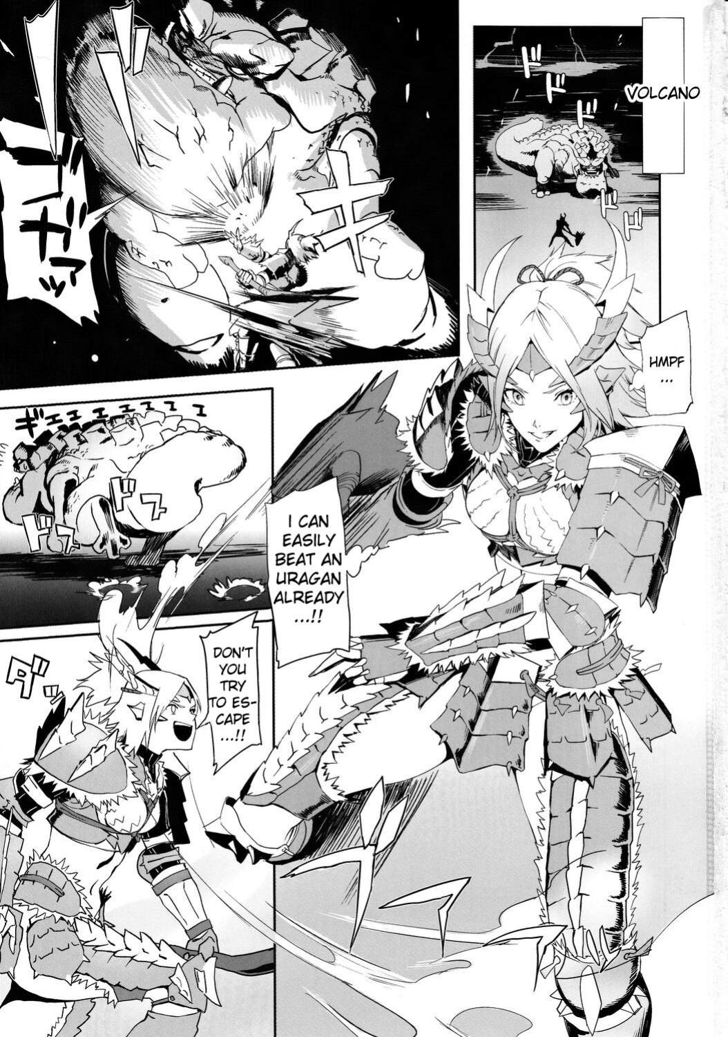 (C80) [B☆STROKE (Hijiki)] Zinogre Hazard (Monster Hunter Portable 3)