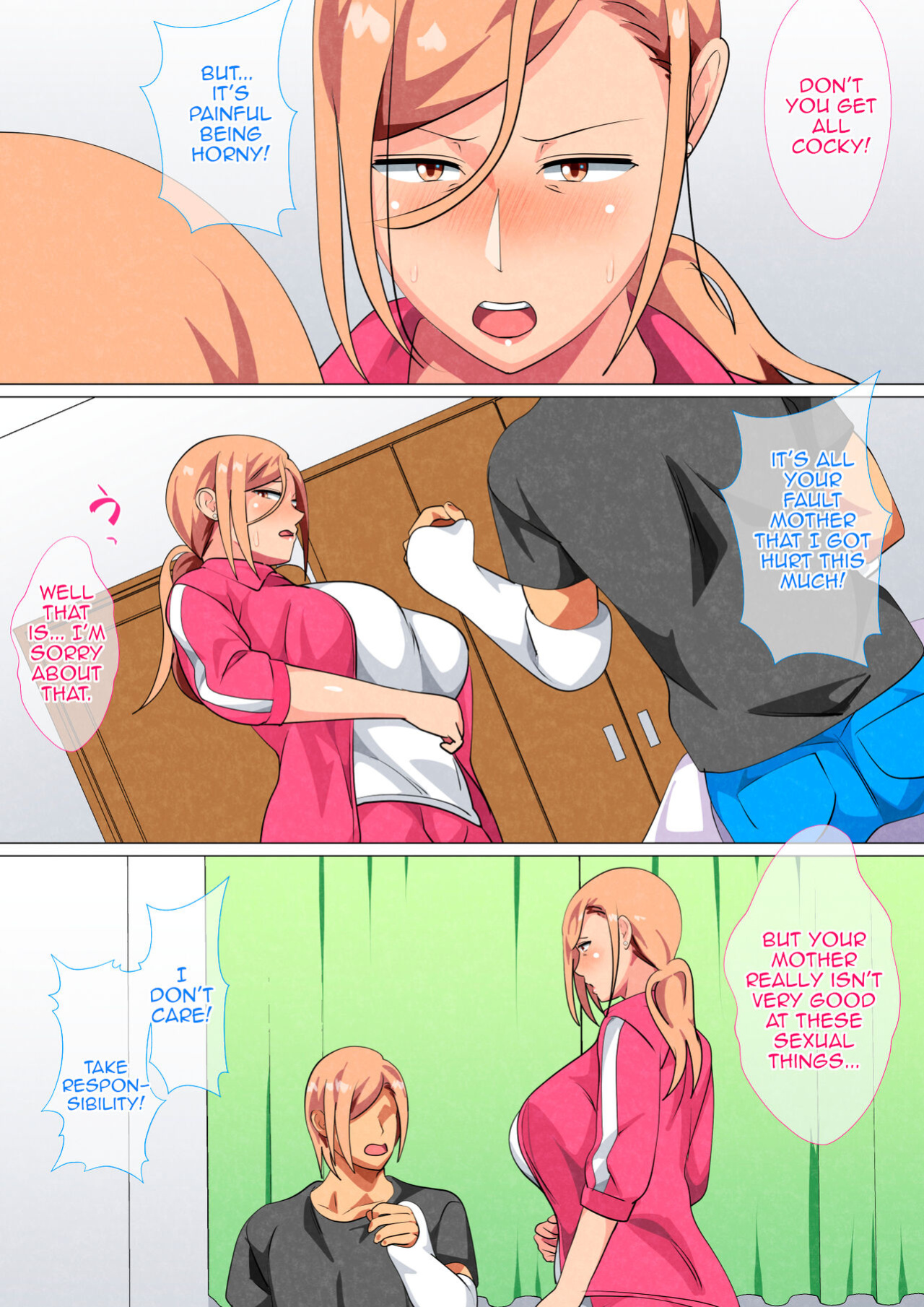 [Circle Spice] Musuko ni Yowami o Nigirareta Motoyan no Haha | Son Found his Former Delinquent Mother's Weakness [Amoskandy]