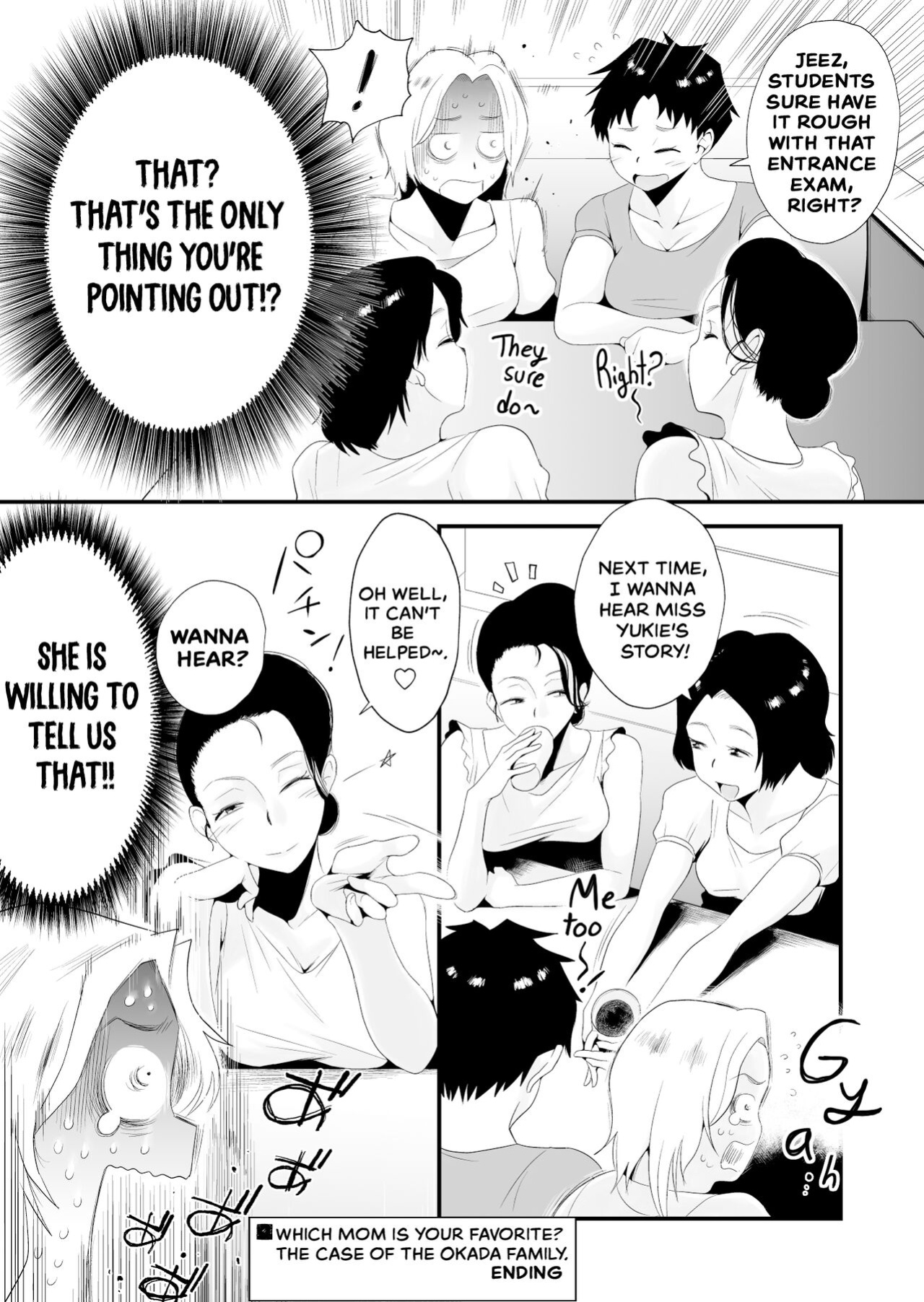 [Haitoku Sensei] Dono Mama ga Suki? ~Okada-ke no Baai~ | Which Mom is Your Favorite? [The Crimson Star TL]