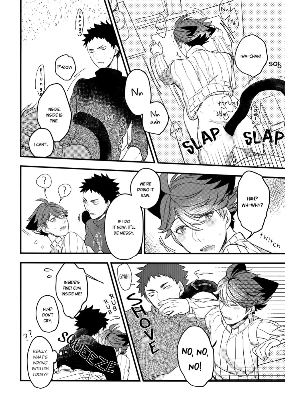 (C93) [Rototika (Kamishi Yue)] Iwa-chan no Neko ni Naritai 2 (Haikyuu!!)