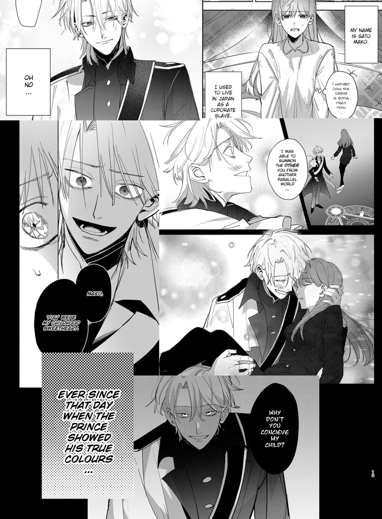[Umenegi Daimyoujin (Umekoppe)] Yandere Ouji ga Shachiku Onna no Watashi o Hanasanai | The Yandere Prince Won't Let Me Slip Away 2 