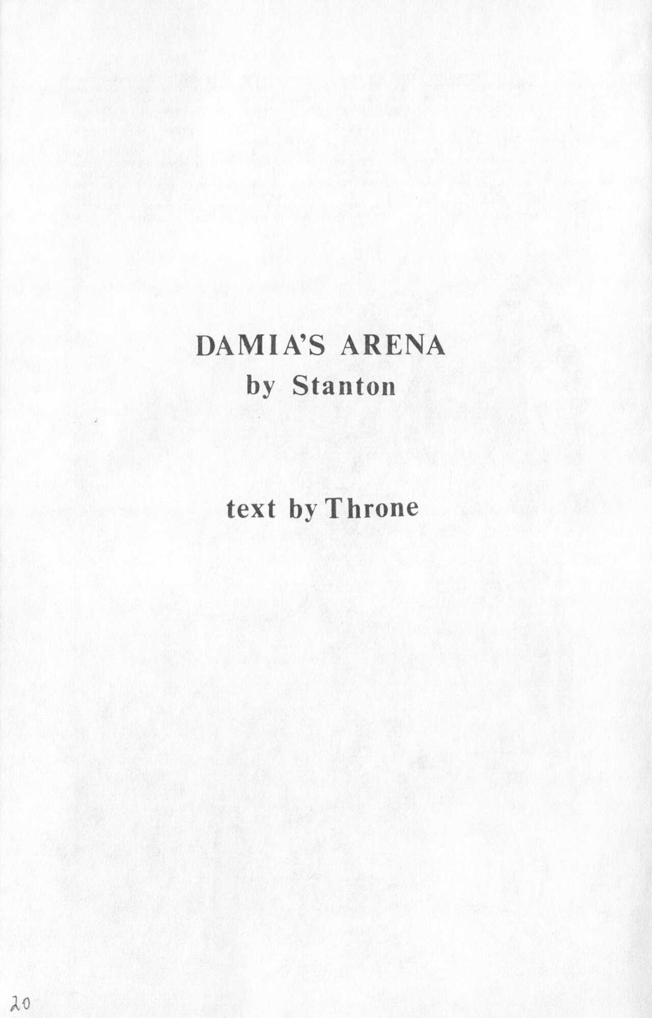 [Eric Stanton & Alan Throne] Stantoons #29 (Hit Lady + Damia's Arena)