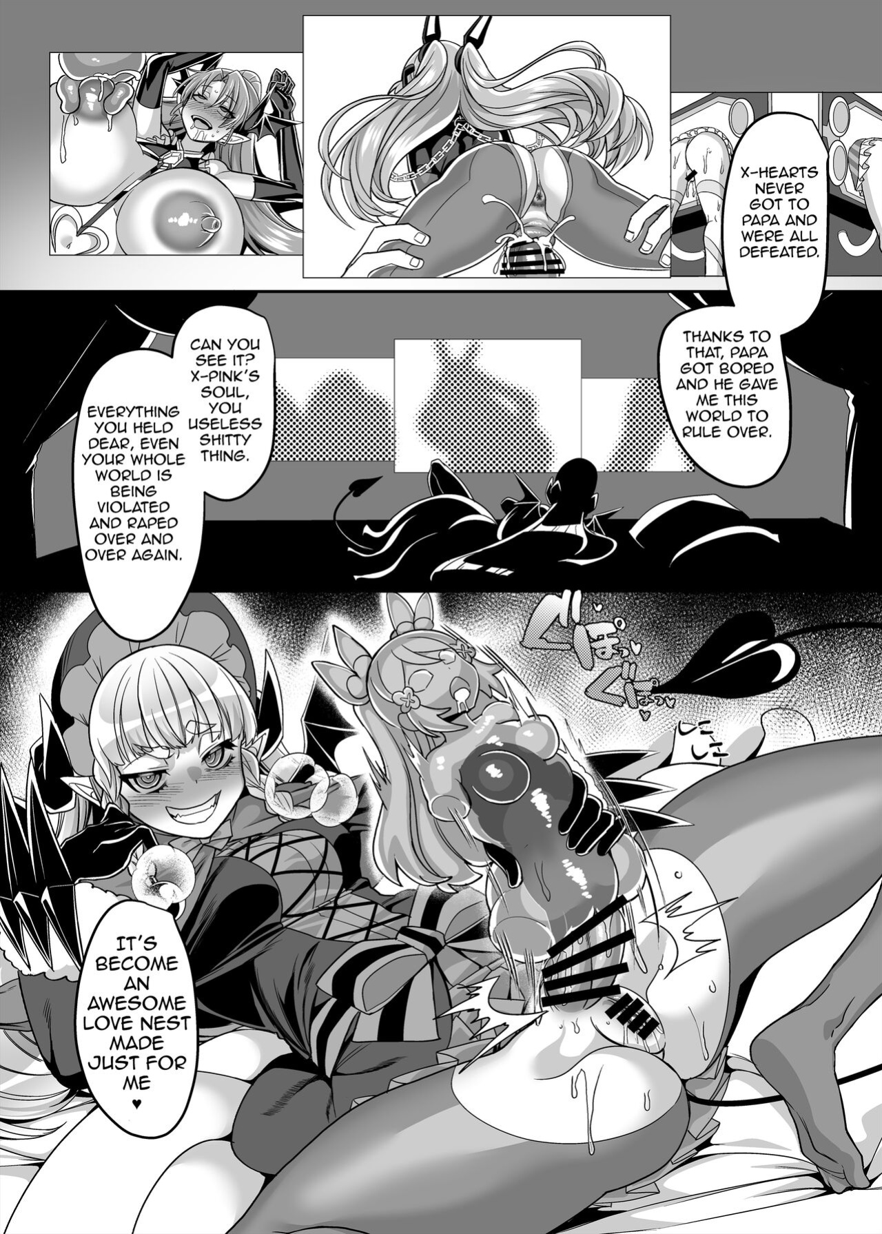 [Hawk Bit (Kouji)] Henshin Heroine Team no Yuukan de Nakama Omoi de Zettai Makenai Pink [Jormungandr]