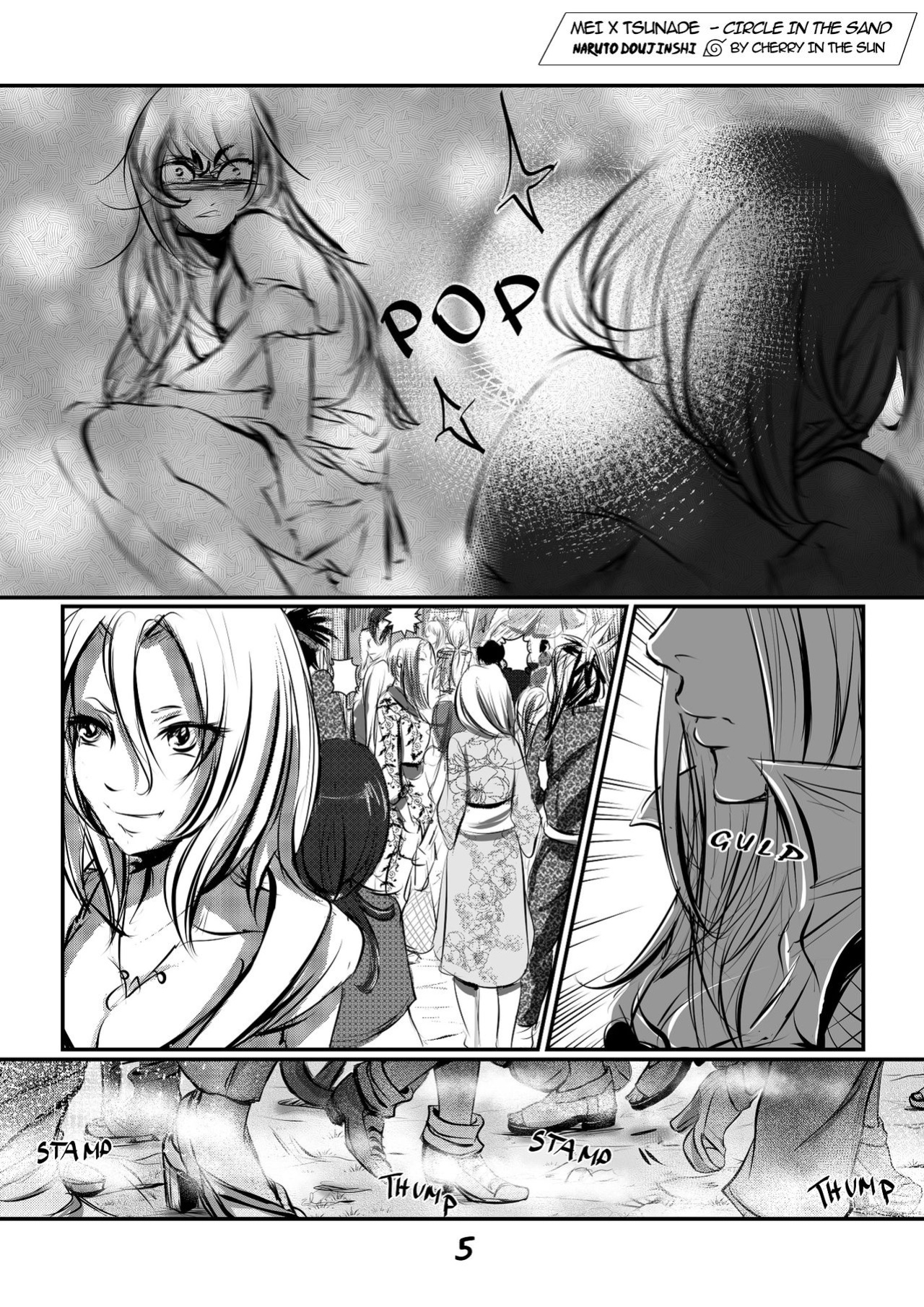 [CherryInTheSun] Mei x Tsunade-Circle in the Sand (Naruto)