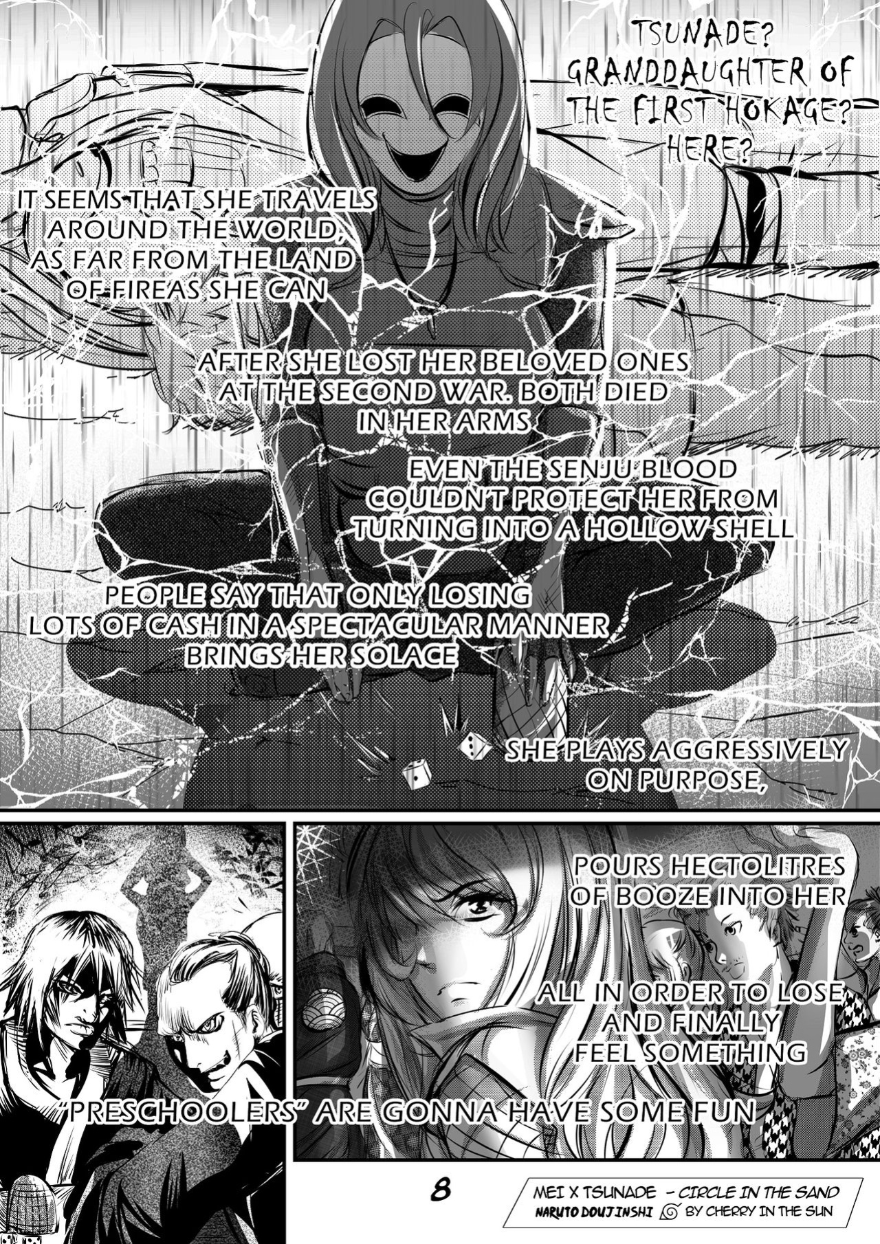 [CherryInTheSun] Mei x Tsunade-Circle in the Sand (Naruto)