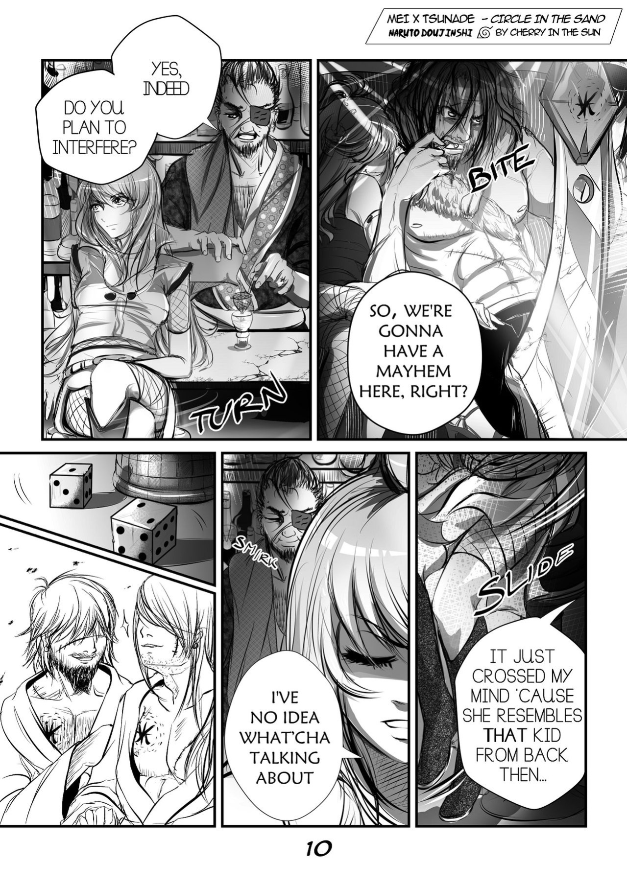 [CherryInTheSun] Mei x Tsunade-Circle in the Sand (Naruto)