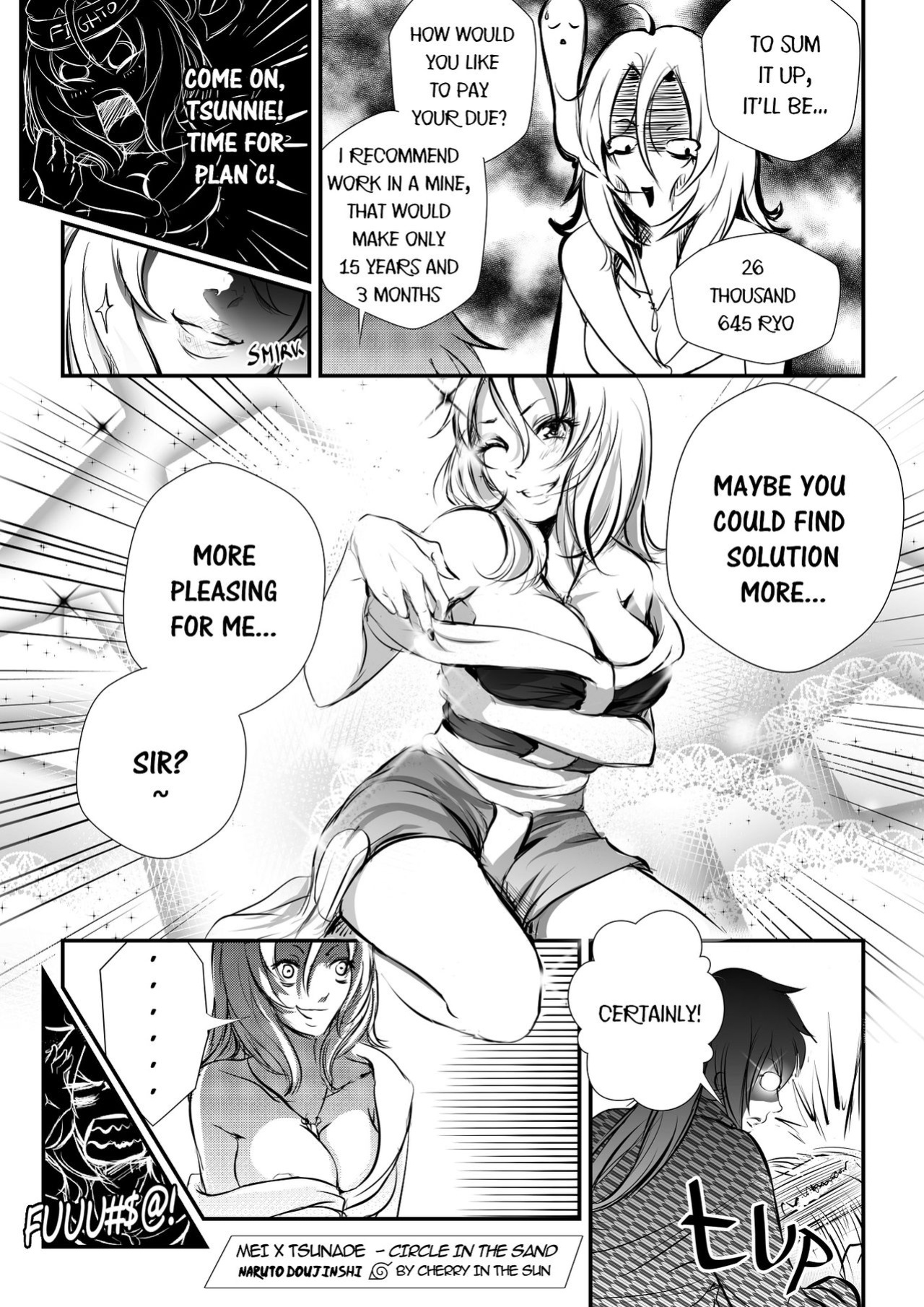[CherryInTheSun] Mei x Tsunade-Circle in the Sand (Naruto)