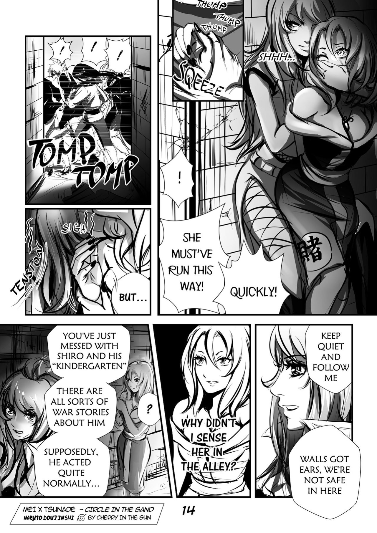 [CherryInTheSun] Mei x Tsunade-Circle in the Sand (Naruto)