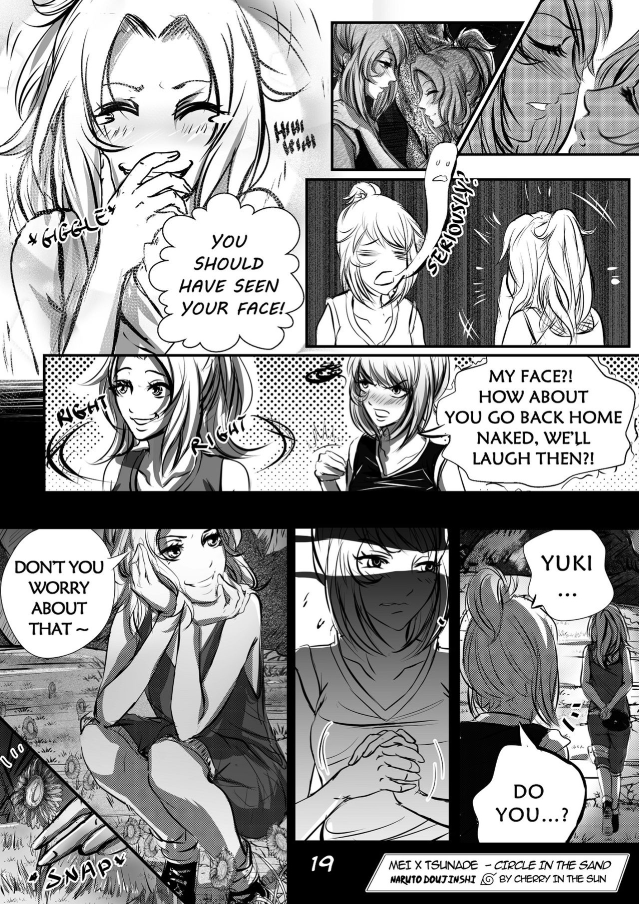 [CherryInTheSun] Mei x Tsunade-Circle in the Sand (Naruto)