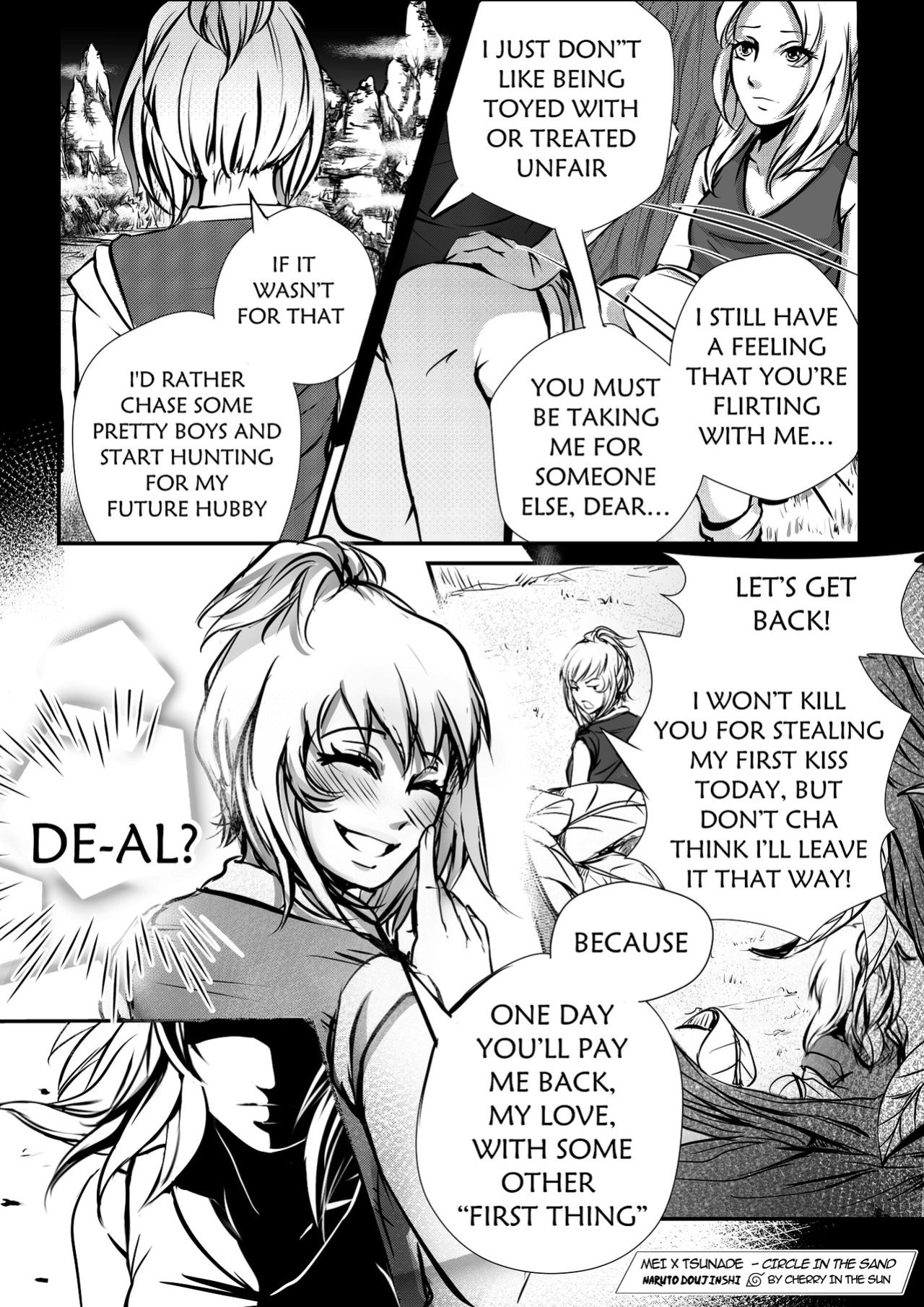 [CherryInTheSun] Mei x Tsunade-Circle in the Sand (Naruto)