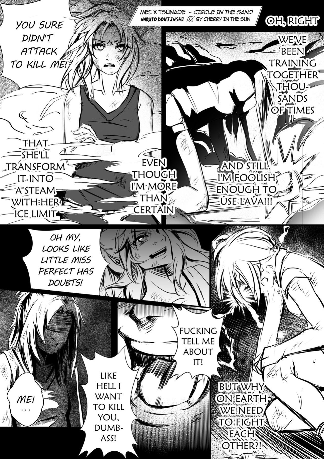 [CherryInTheSun] Mei x Tsunade-Circle in the Sand (Naruto)