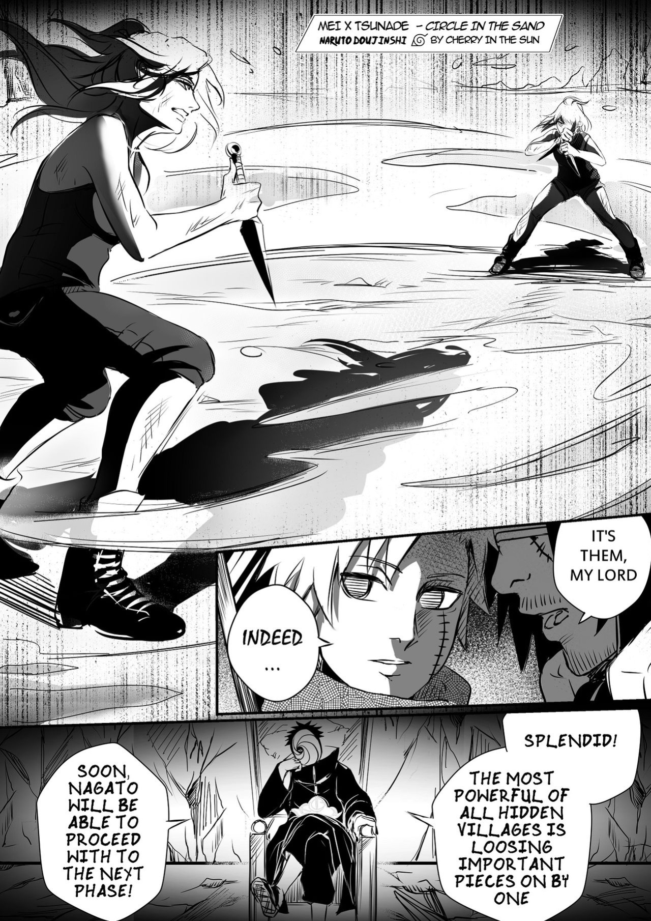 [CherryInTheSun] Mei x Tsunade-Circle in the Sand (Naruto)