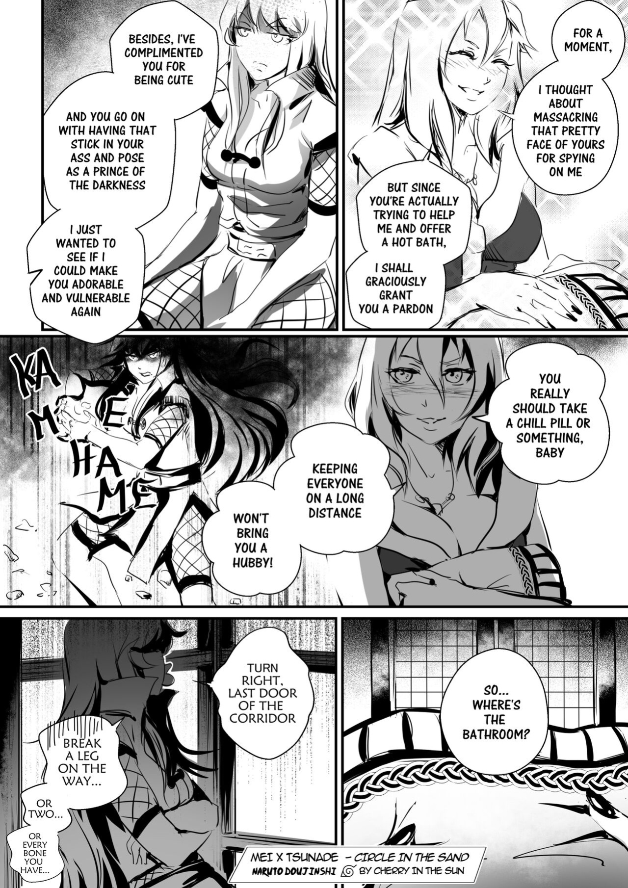 [CherryInTheSun] Mei x Tsunade-Circle in the Sand (Naruto)