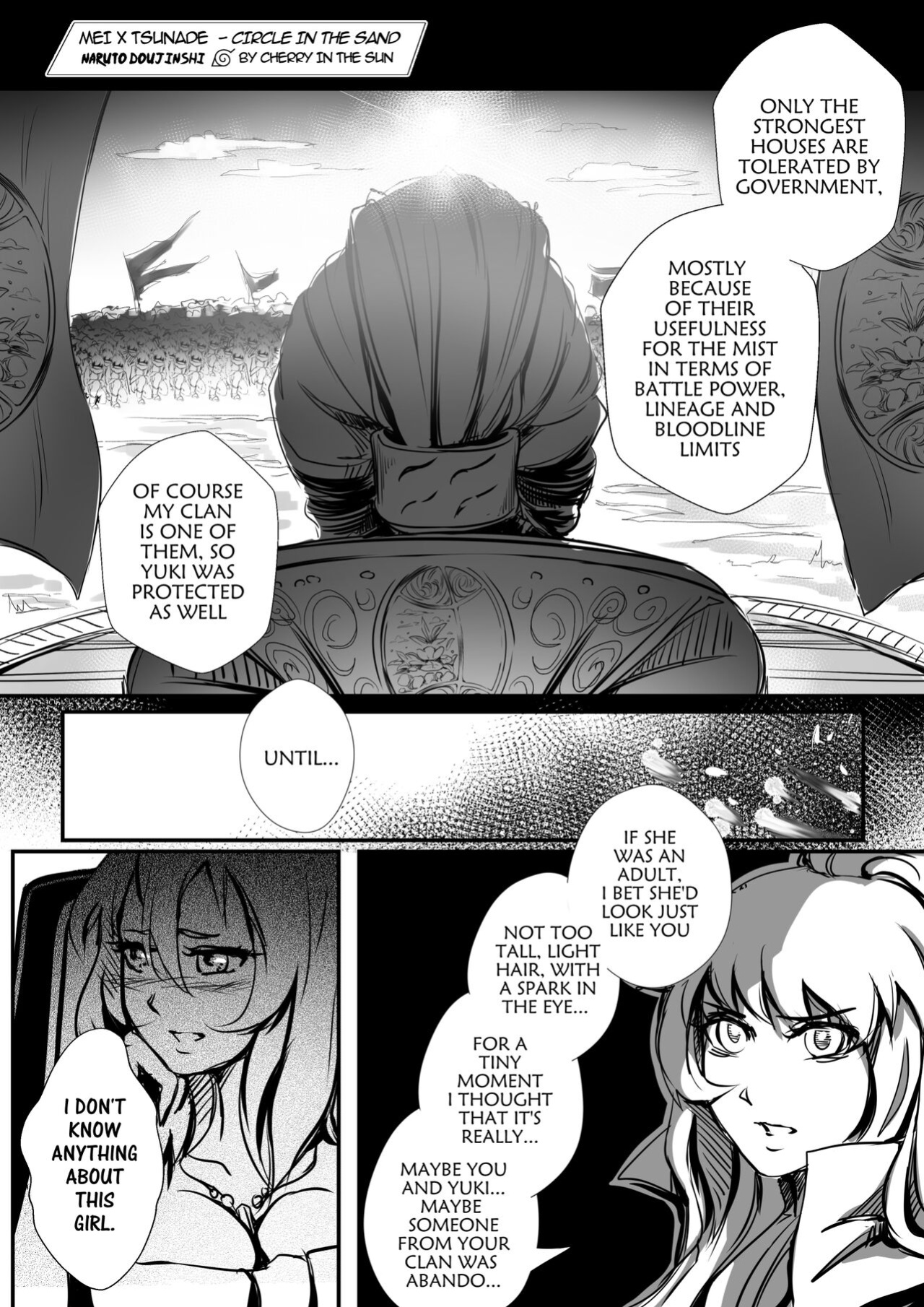 [CherryInTheSun] Mei x Tsunade-Circle in the Sand (Naruto)