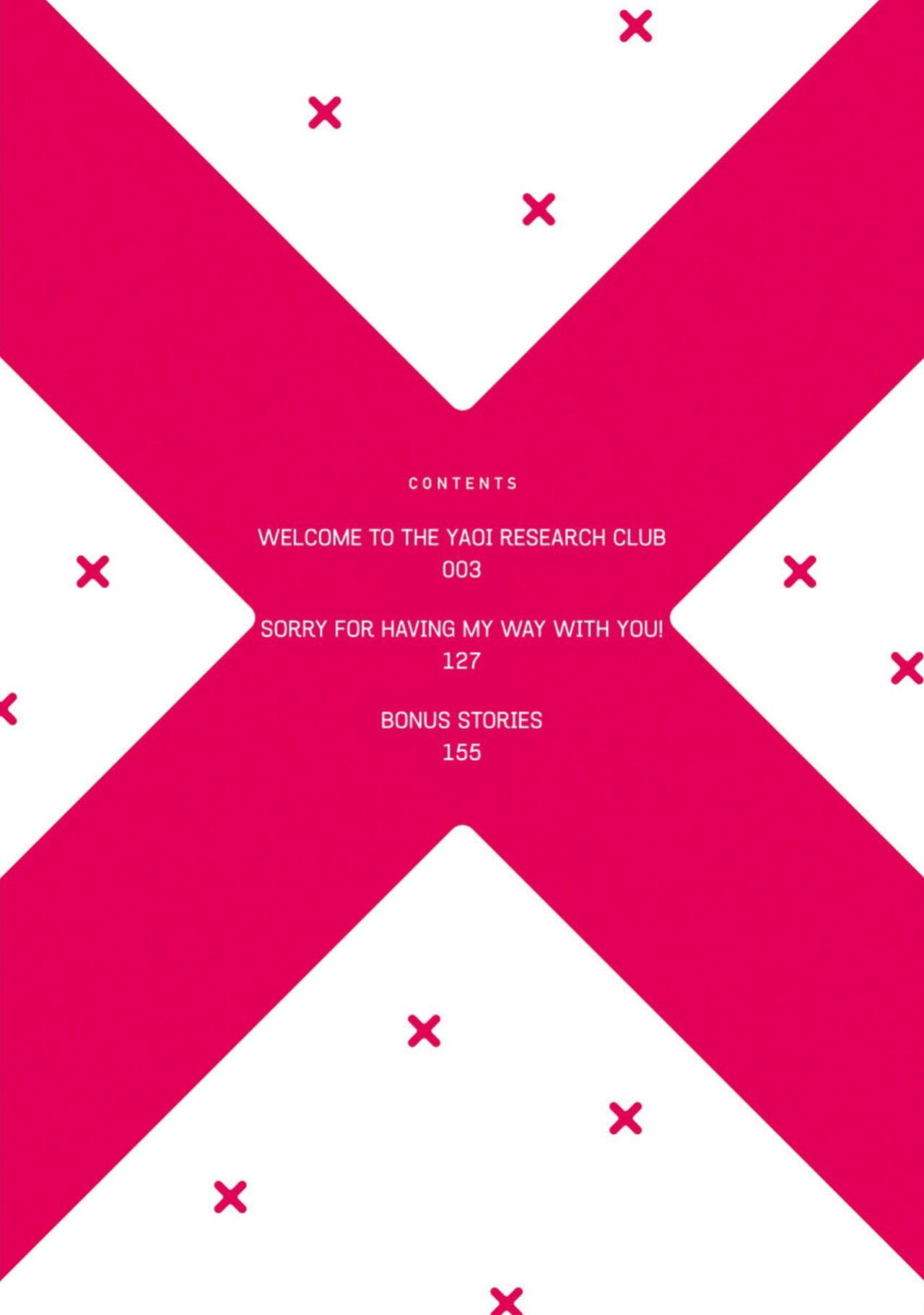 Welcome to The Yaoi Research Club 01