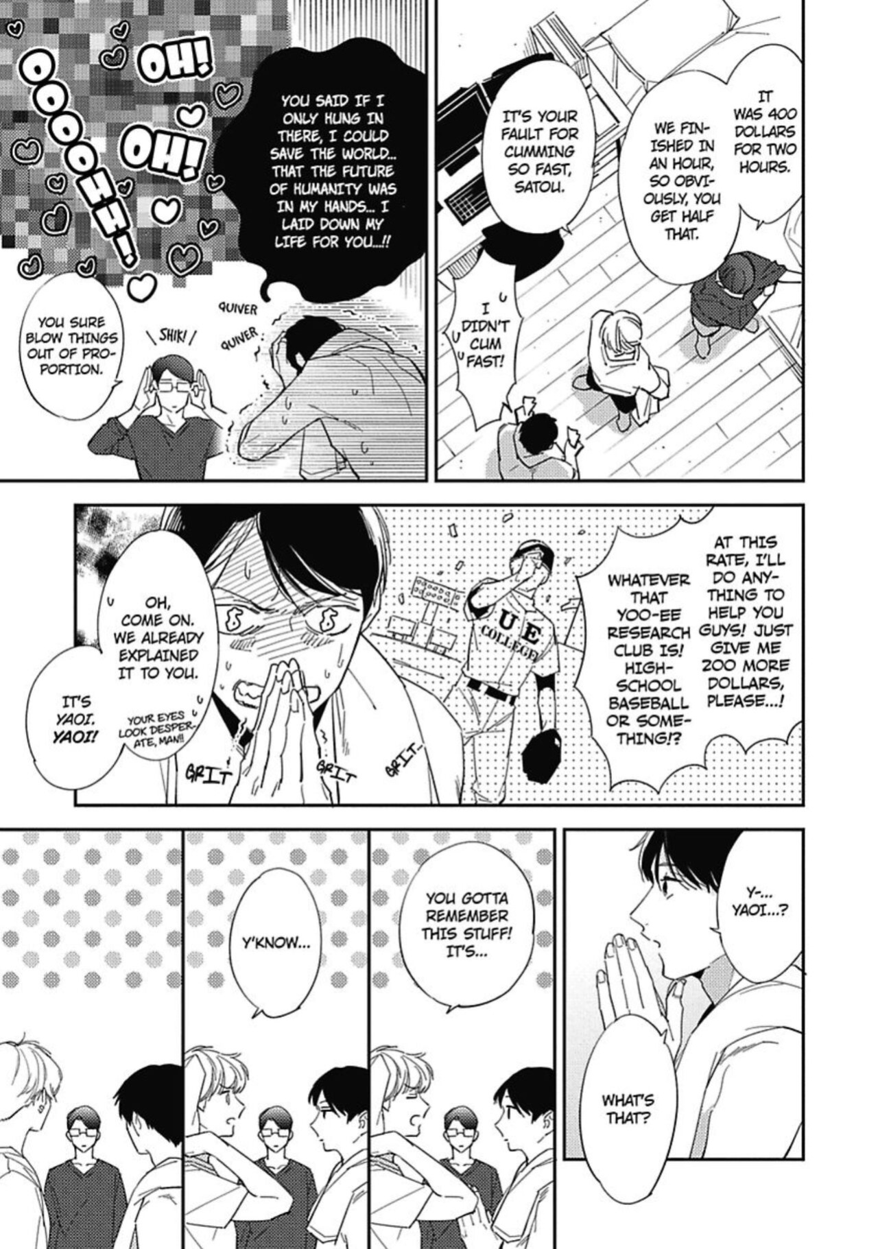 Welcome to The Yaoi Research Club 01