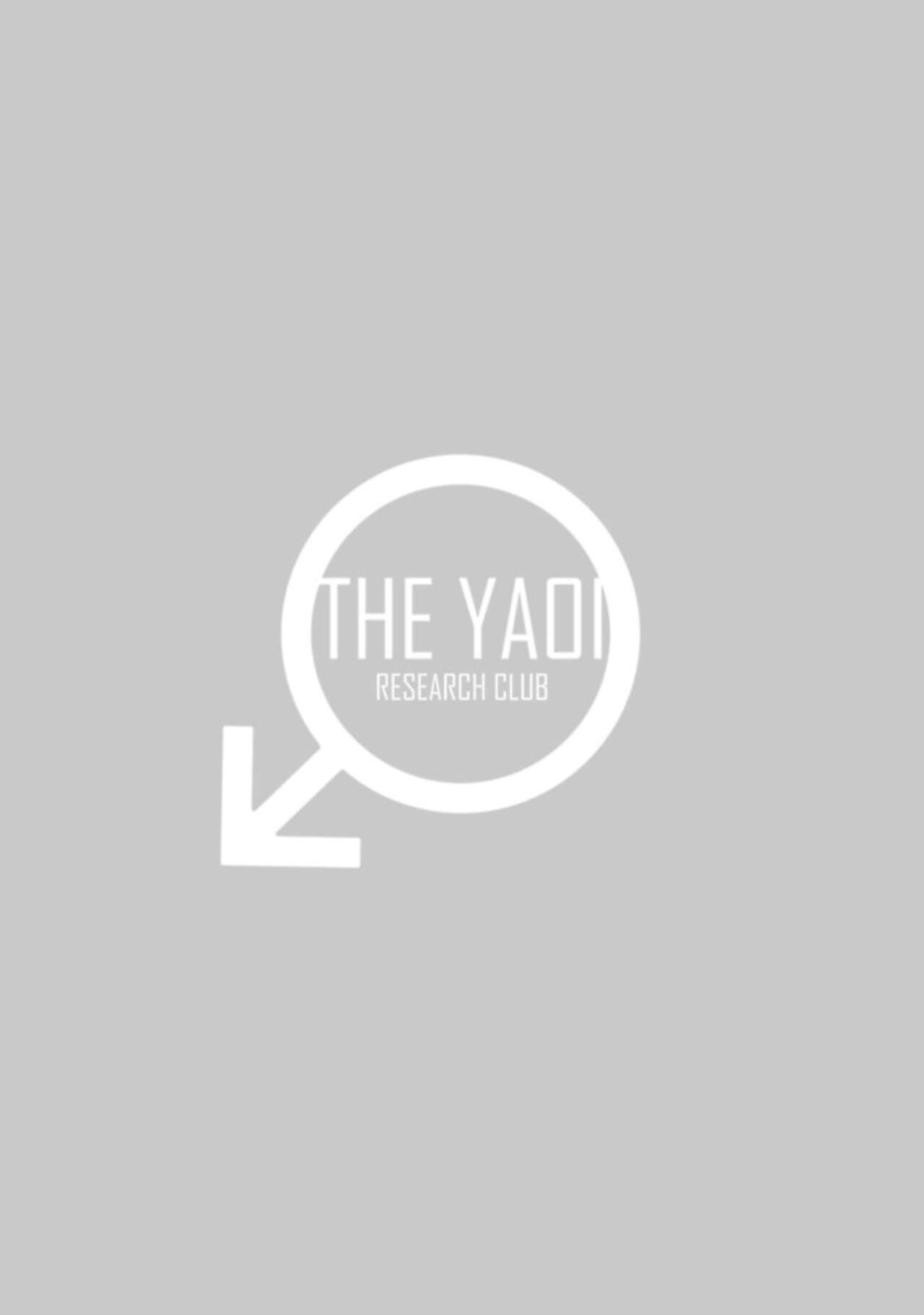 Welcome to The Yaoi Research Club 01
