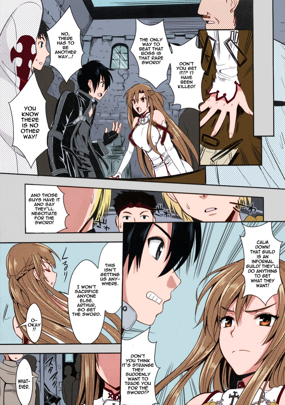(C83) [YURIRU-RARIKA (Kojima Saya, Lazu)] Shujou Seikou II α Watashi... Okasarete Anal ni Mezamemashita | Captive Sex II - After Being R-ped, I was Awakened to Anal (Sword Art Online) [decensored] [Nakitah] [Colorized]