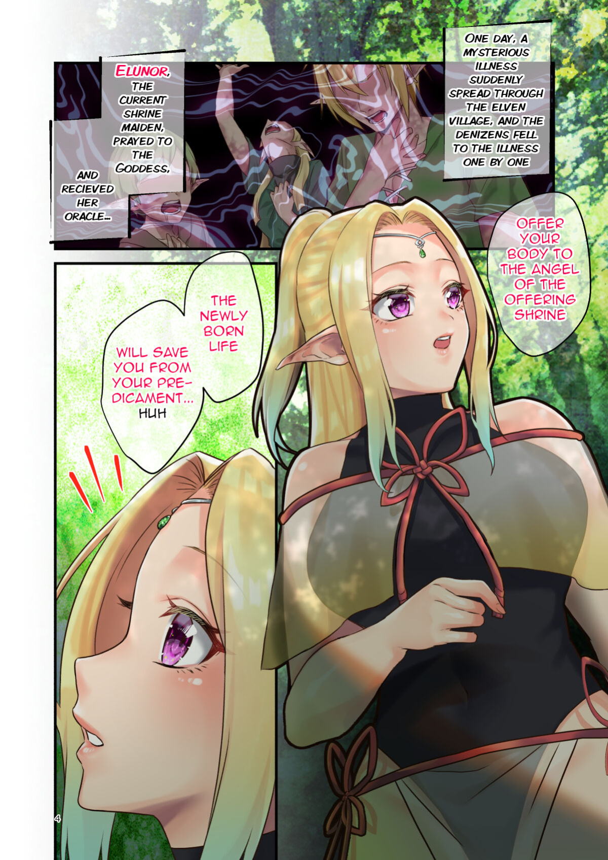 [Hanami-ga Saku (Bangetsu Setsuka)] Houshi Shintaku -Tentacle Oracle- | Ministry Oracle -Tentacle Oracle- [q91]