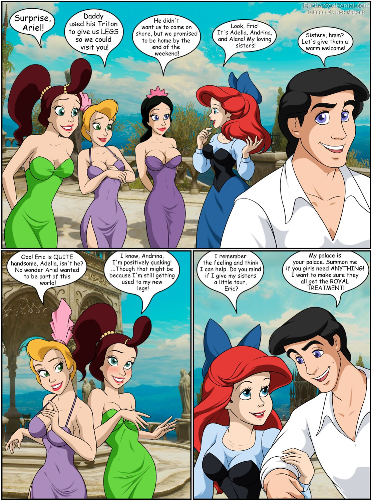 Ariel & Her Sisters (EnchantedHentai)