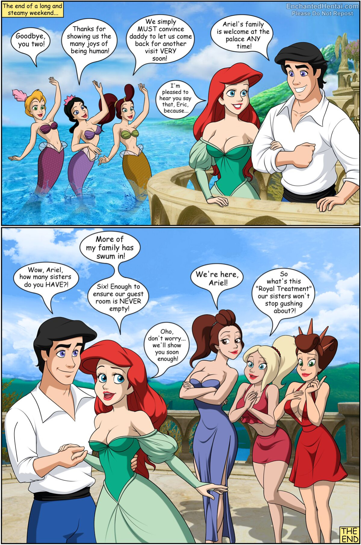 Ariel & Her Sisters (EnchantedHentai)