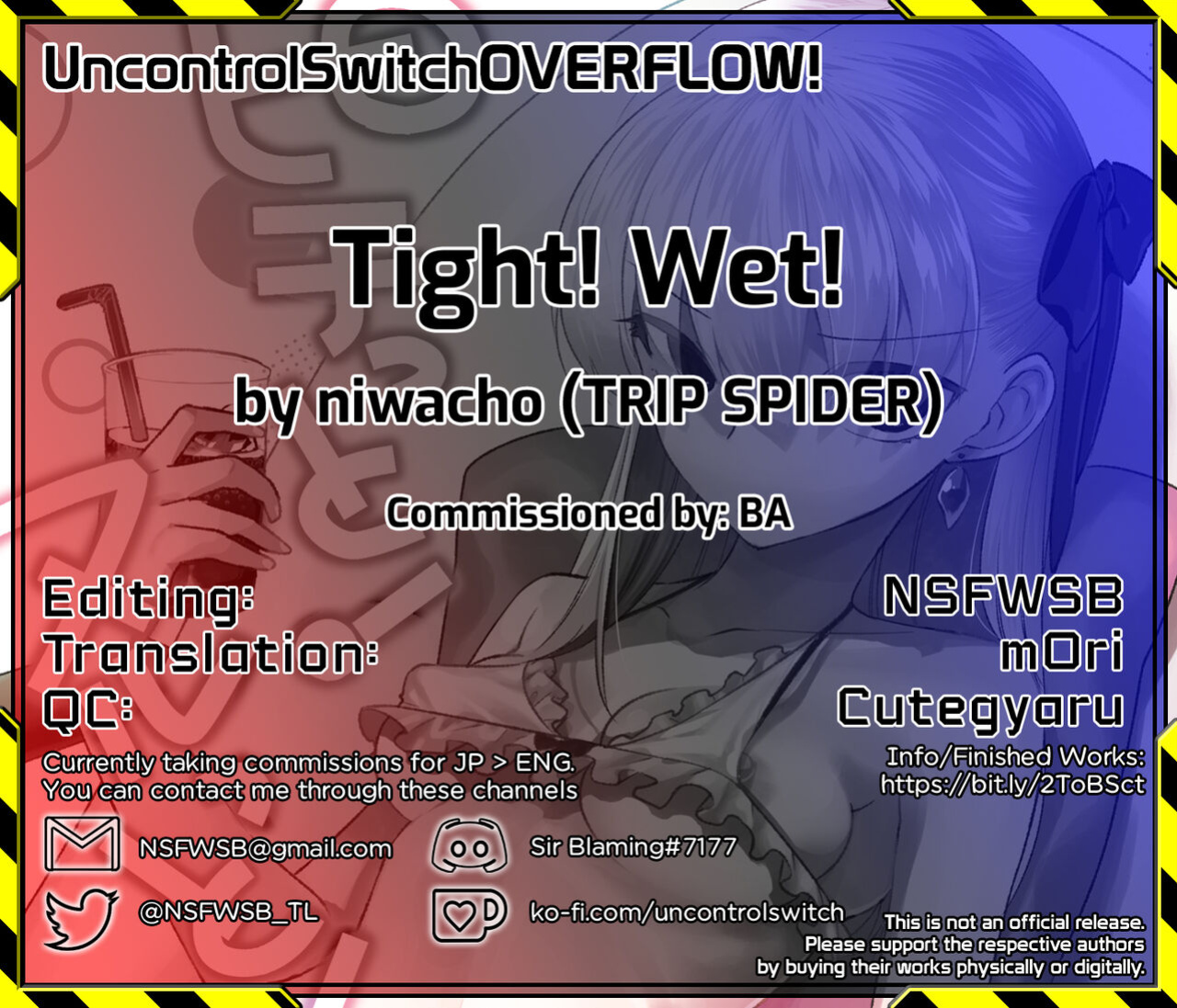 (SC2019 Autumn) [TRIP SPIDER (niwacho)] Pichitto! Nurutto! | Tight! Wet! (Fate/Grand Order) [UncontrolSwitchOverflow]