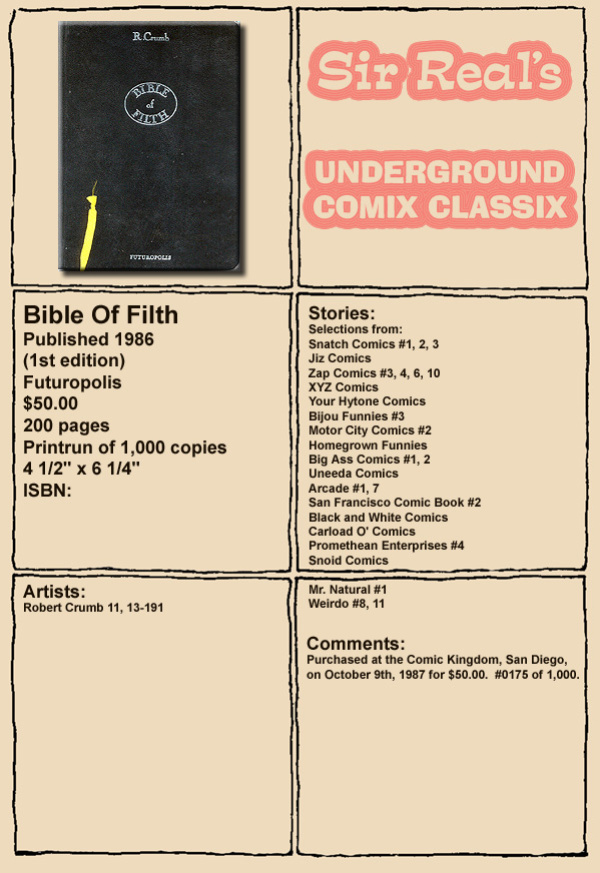 Bible of Filth complete